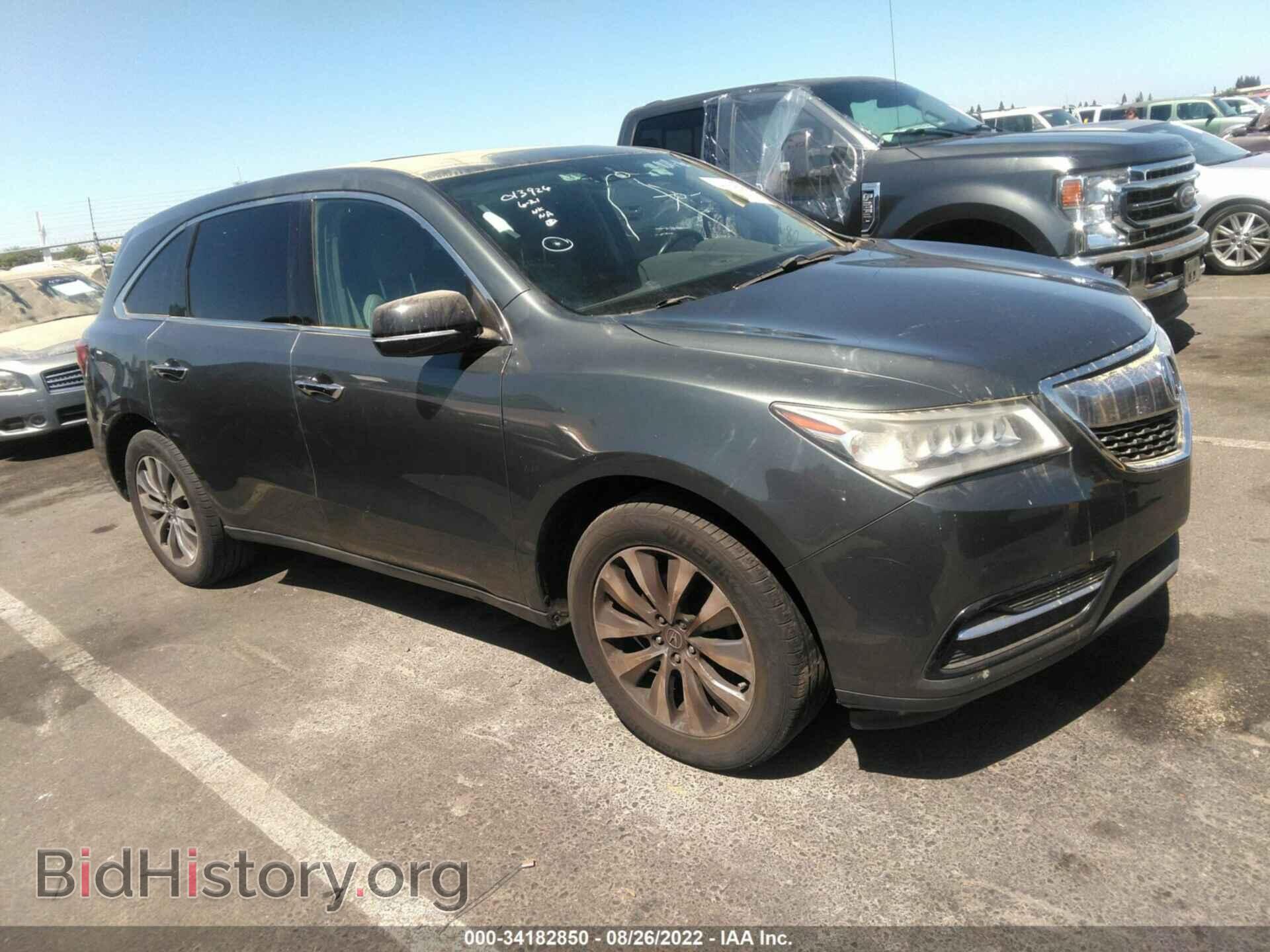 Photo 5FRYD3H48EB013926 - ACURA MDX 2014