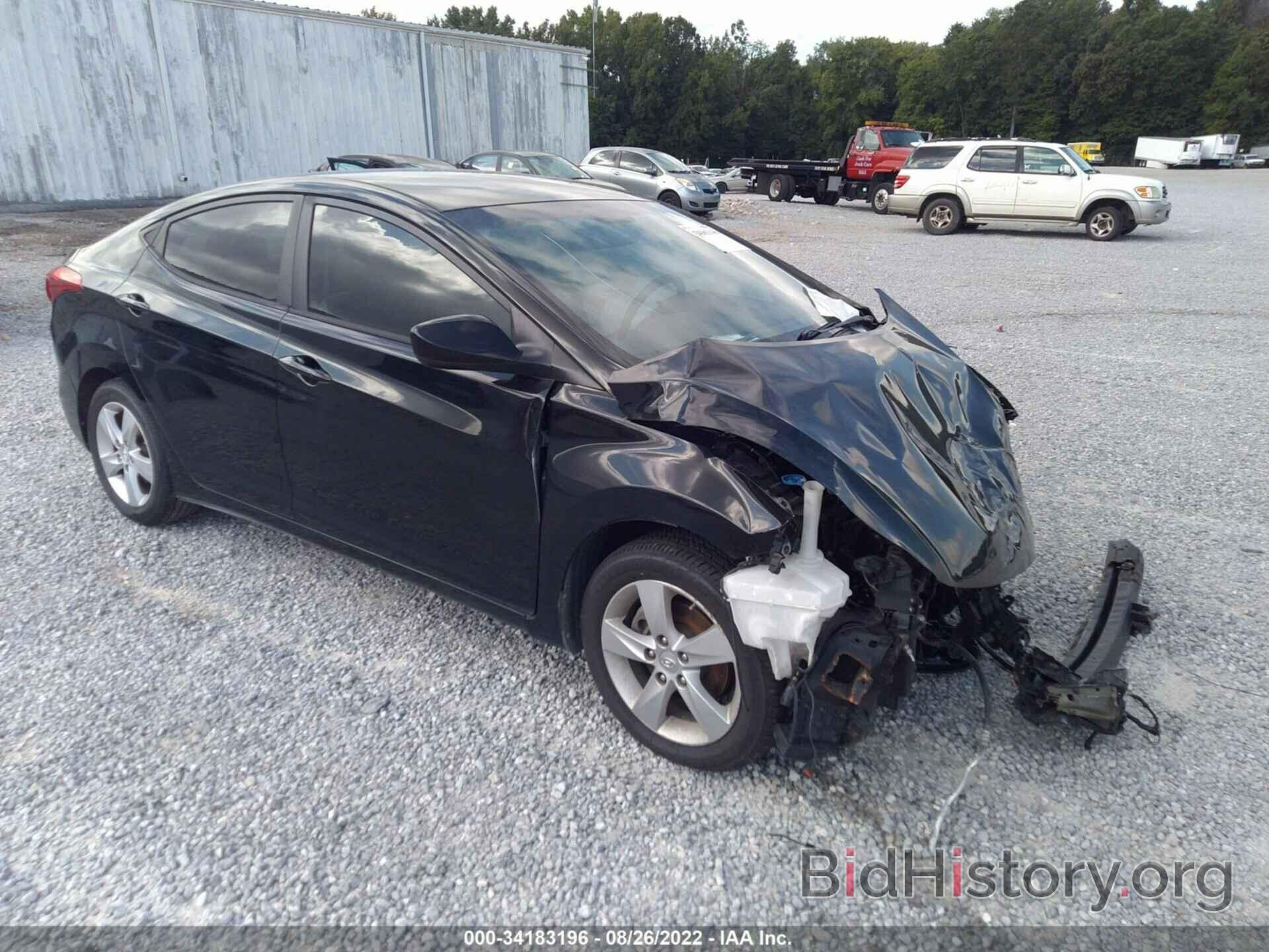 Photo 5NPDH4AE8CH126917 - HYUNDAI ELANTRA 2012