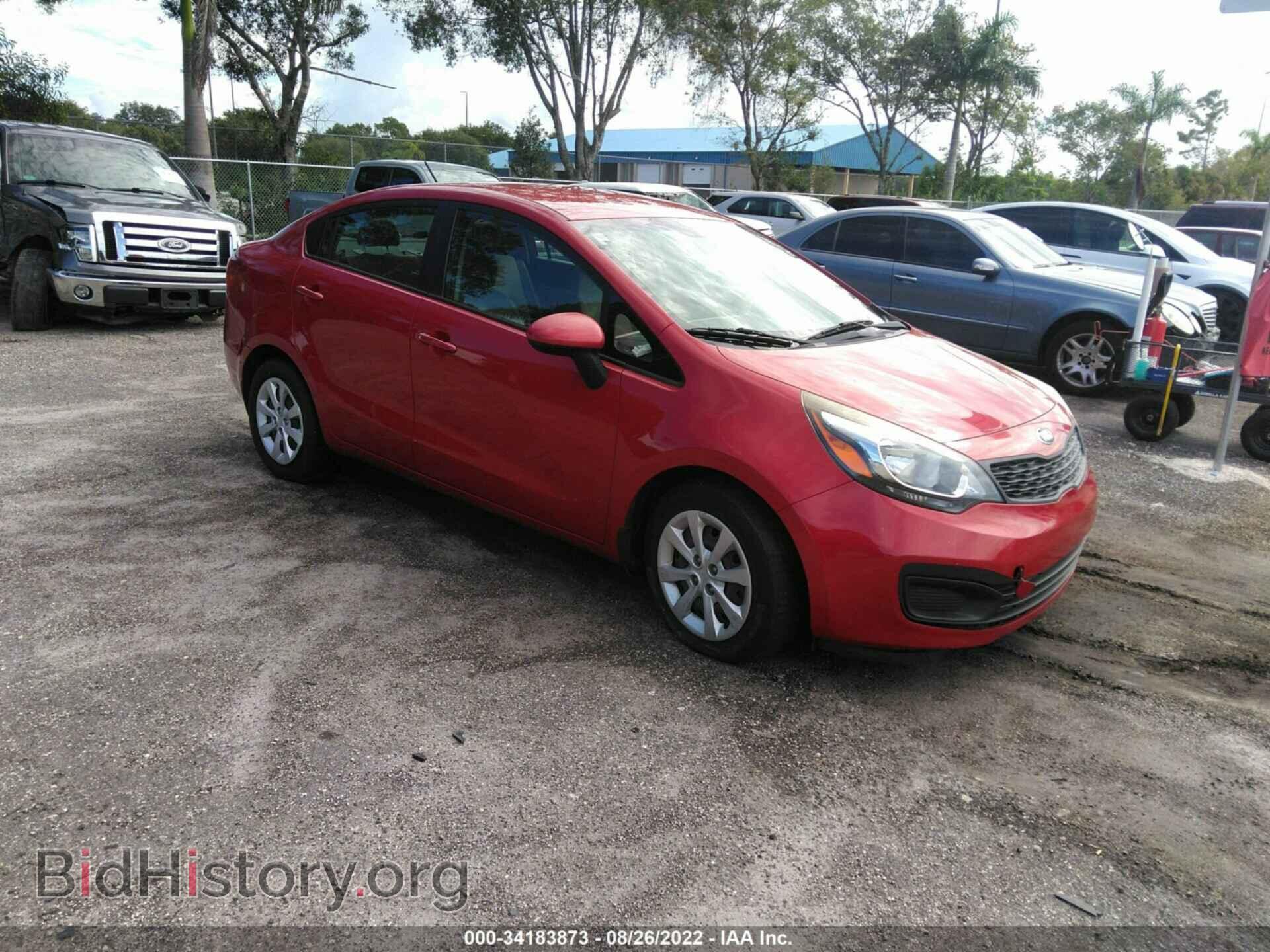 Фотография KNADM4A3XE6355331 - KIA RIO 2014