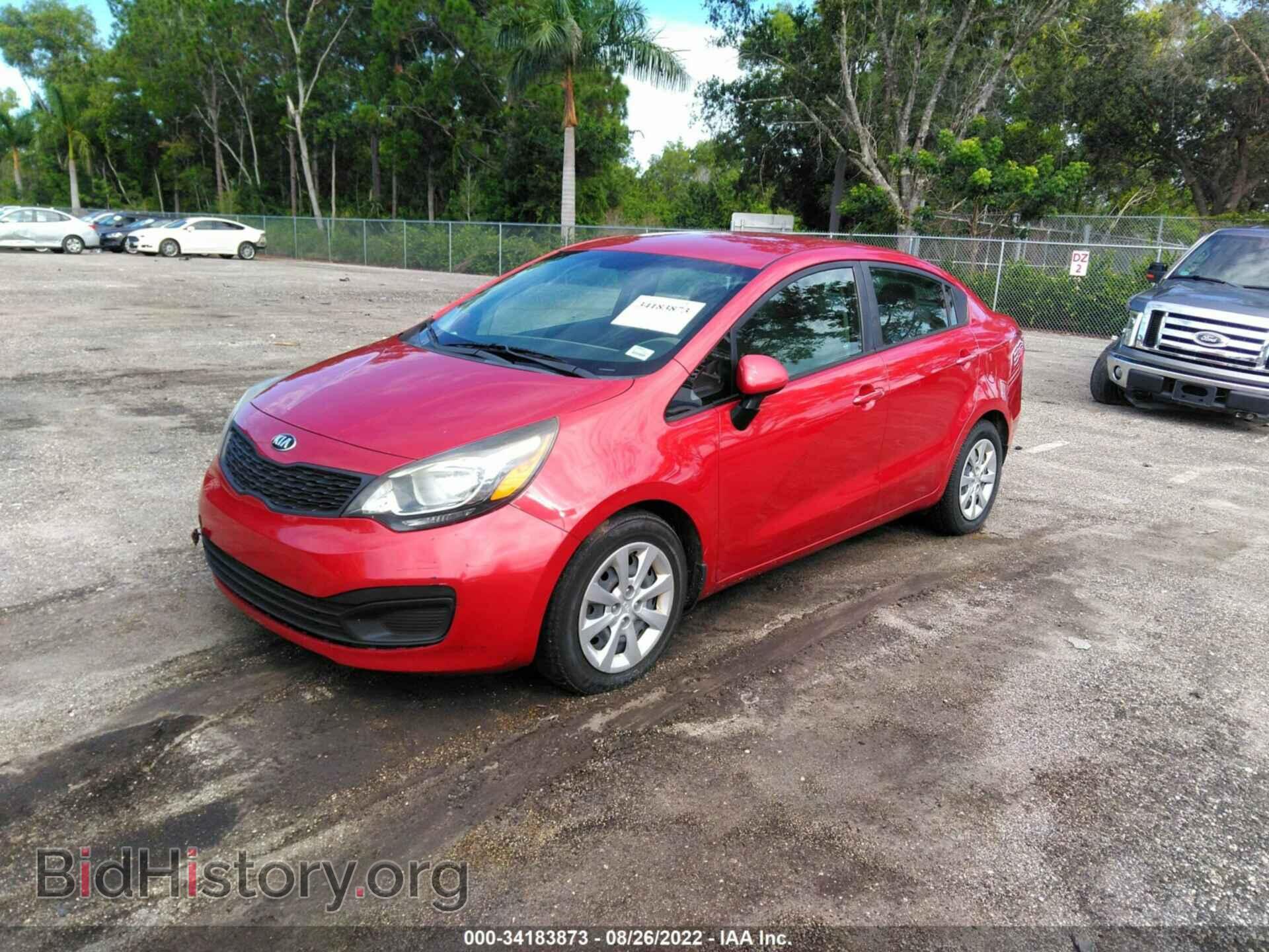 2014 KIA RIO - VIN: KNADM4A3XE6355331 - Фото 2