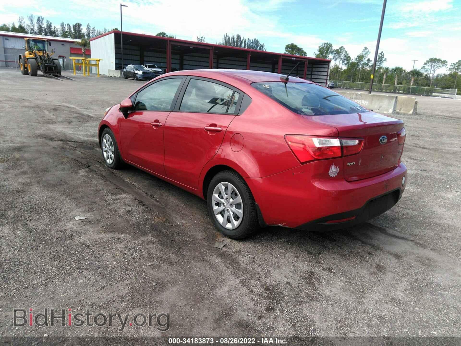 2014 KIA RIO - VIN: KNADM4A3XE6355331 - Фото 3