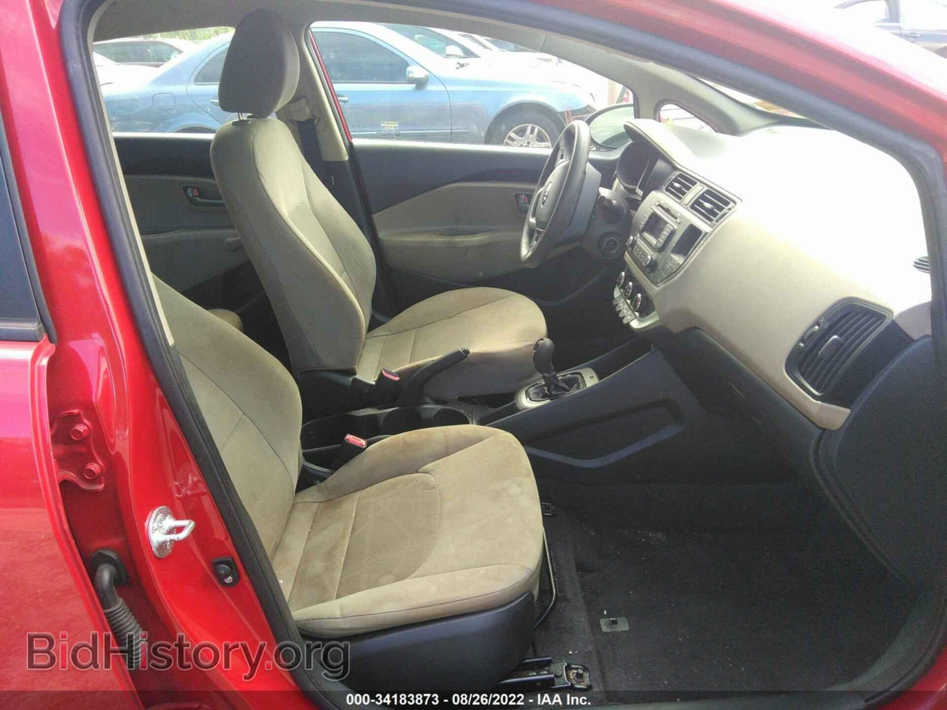 2014 KIA RIO - VIN: KNADM4A3XE6355331 - Фото 5