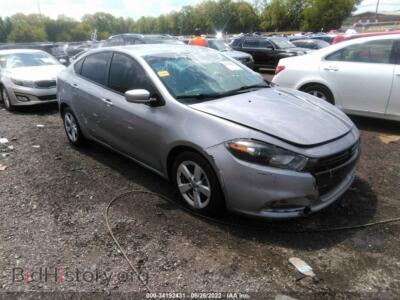2015 Dodge DART SXT, серый — VIN 1C3CDFBB5FD336705, IAAI