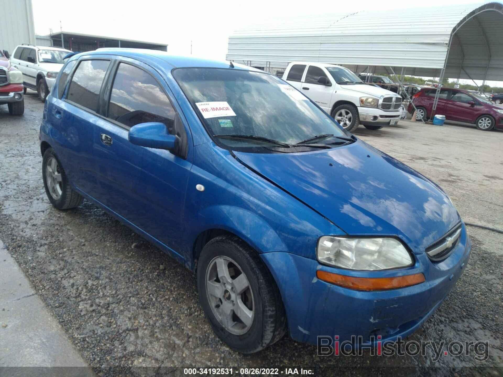 Photo KL1TG66676B623840 - CHEVROLET AVEO 2006