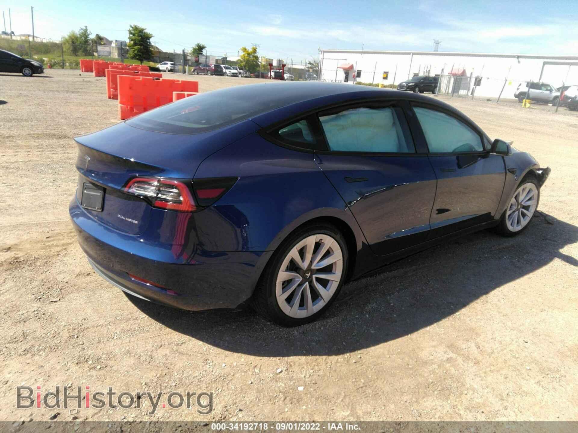 2022 TESLA MODEL 3 - VIN: 5YJ3E1EB4NF163936 - Фото 4