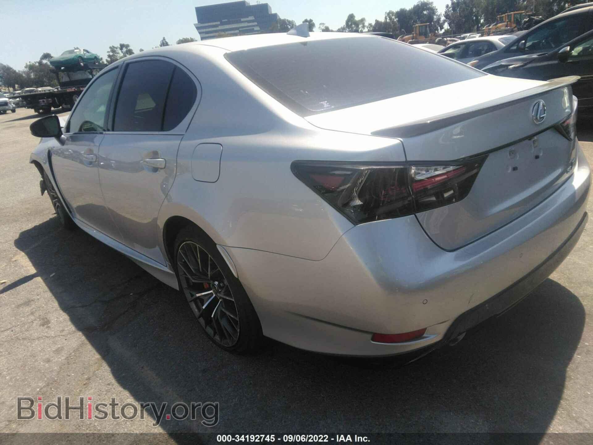 2016 LEXUS GS F - VIN: JTHBP1BL9GA001152 - Photo 3