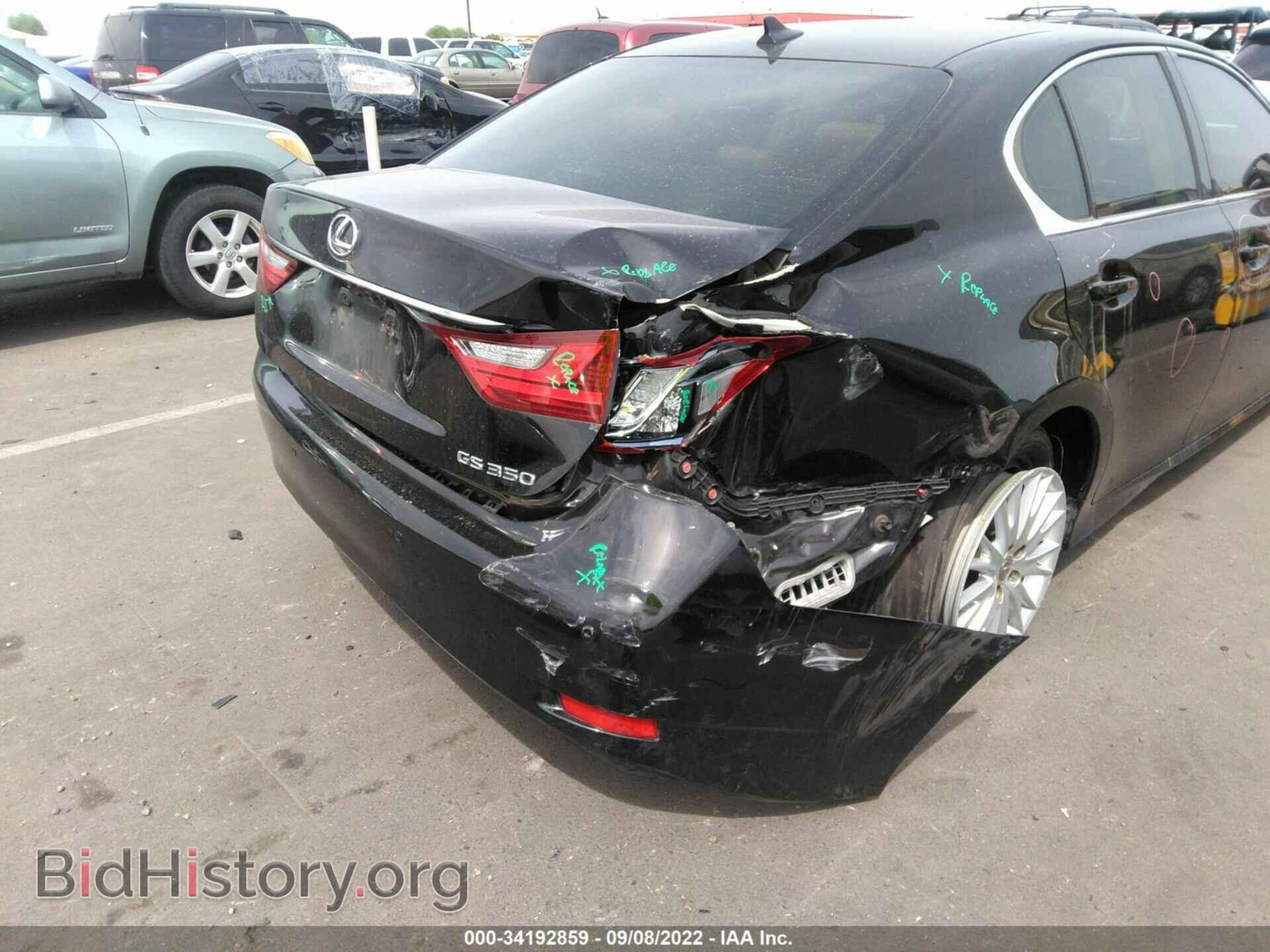 2013 LEXUS GS 350 - VIN: JTHBE1BL1D5004184 - Фото 6