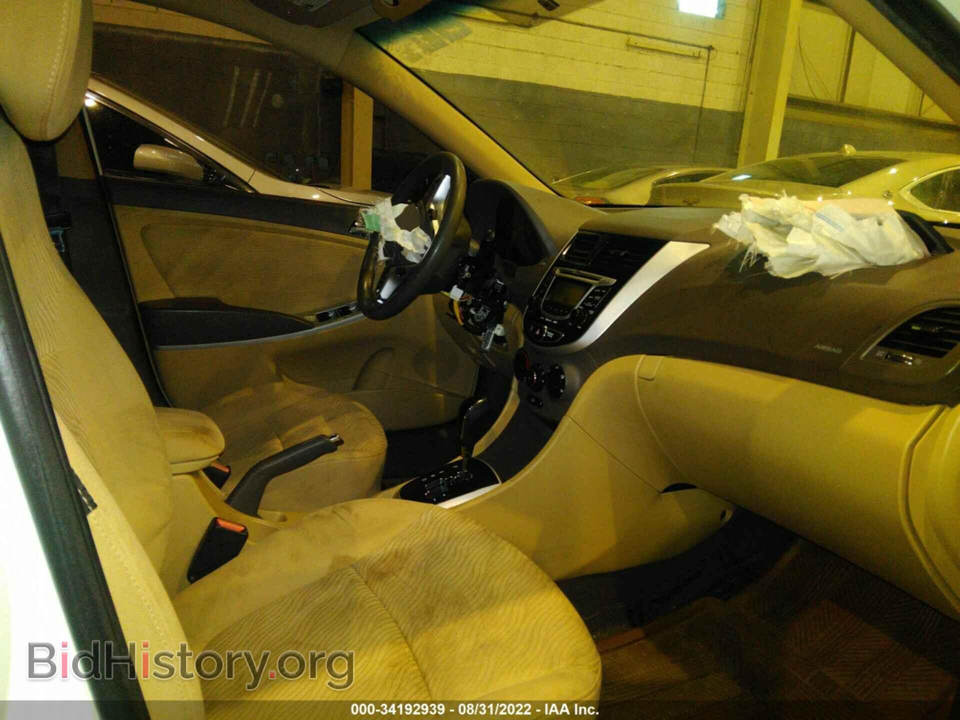 2012 HYUNDAI ACCENT - VIN: 00HCU4AE4CU094444 - Фото 5
