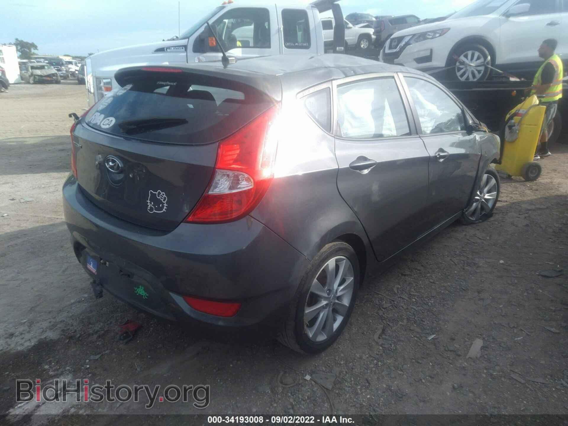 2013 HYUNDAI ACCENT - VIN: KMHCU5AEXDU061584 - Фото 4