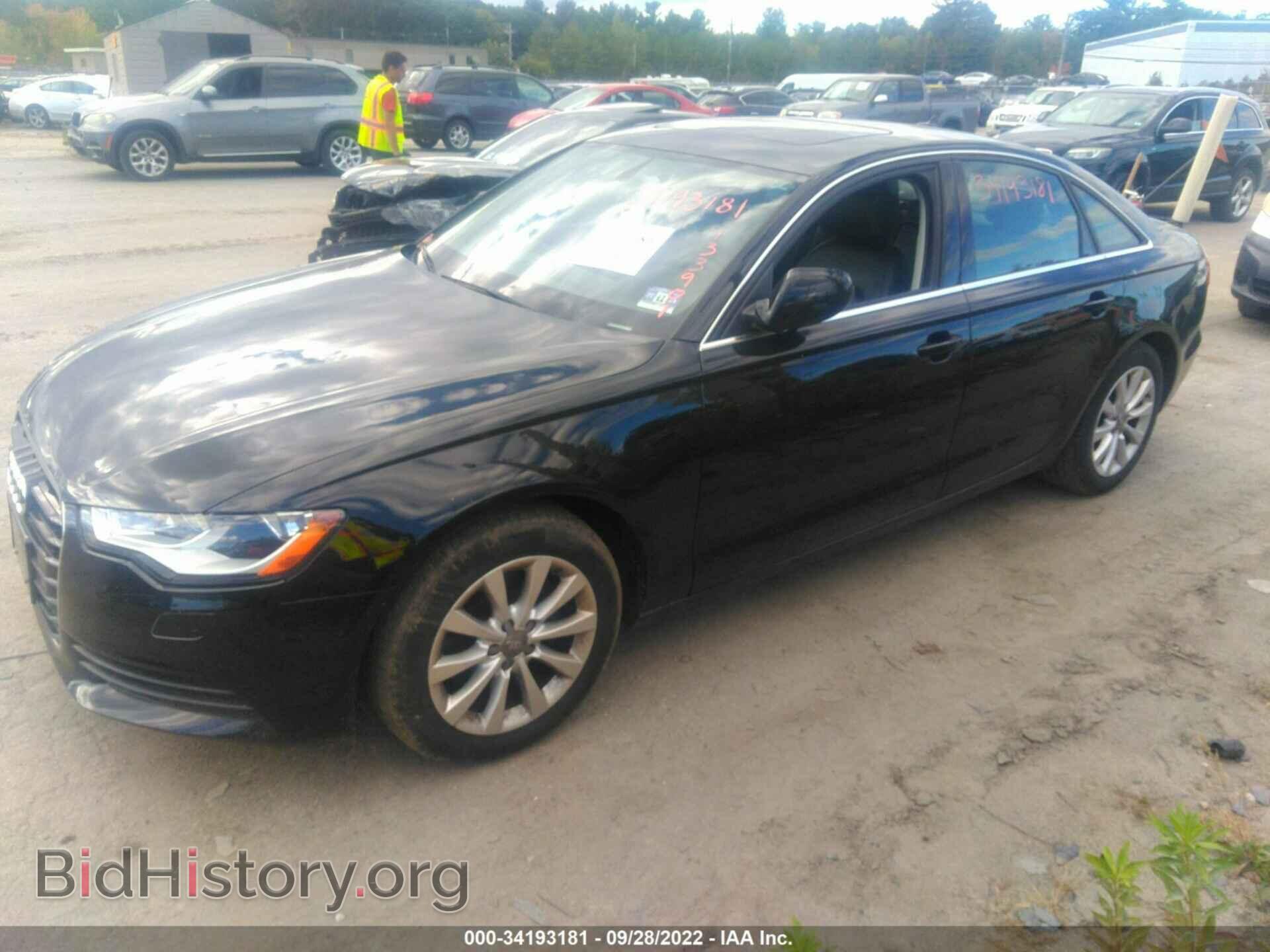2013 AUDI A6 - VIN: WAUFFAFC8DN031387 - Фото 2