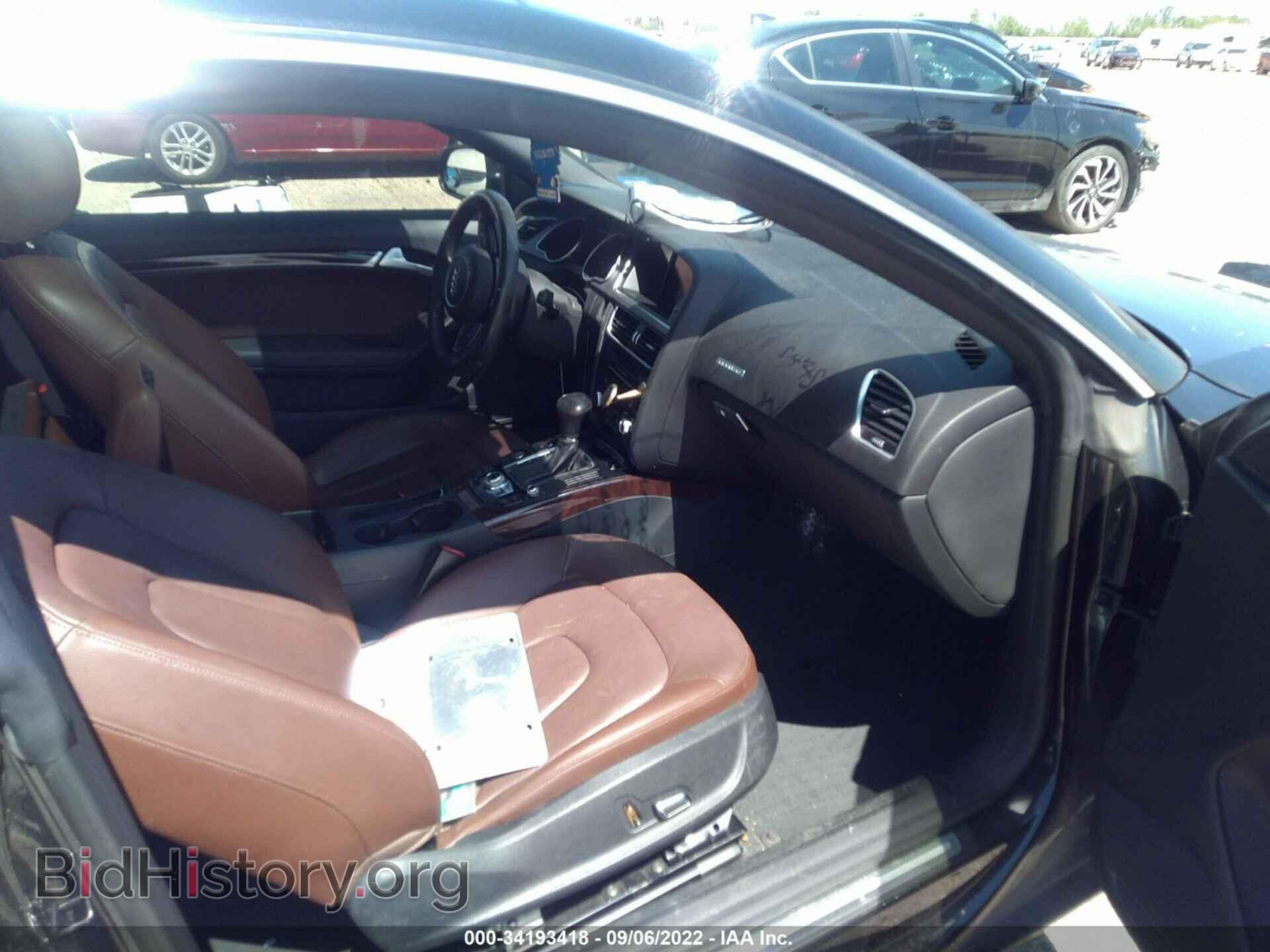 2013 AUDI A5 - VIN: WAULFAFR1DA044934 - Фото 5