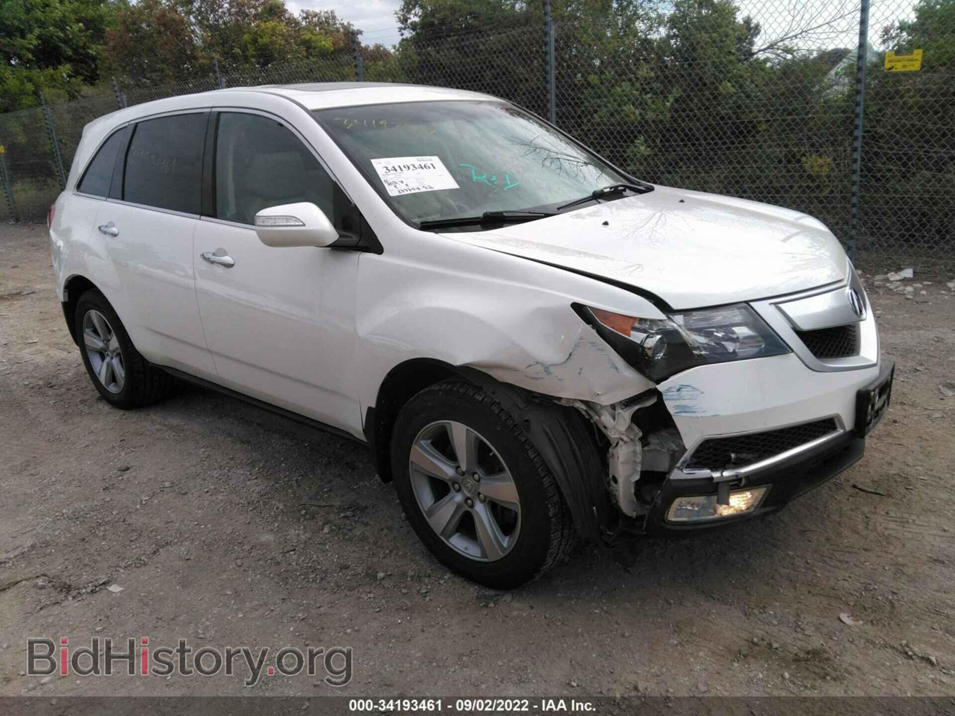 Фотография 2HNYD2H22CH549122 - ACURA MDX 2012