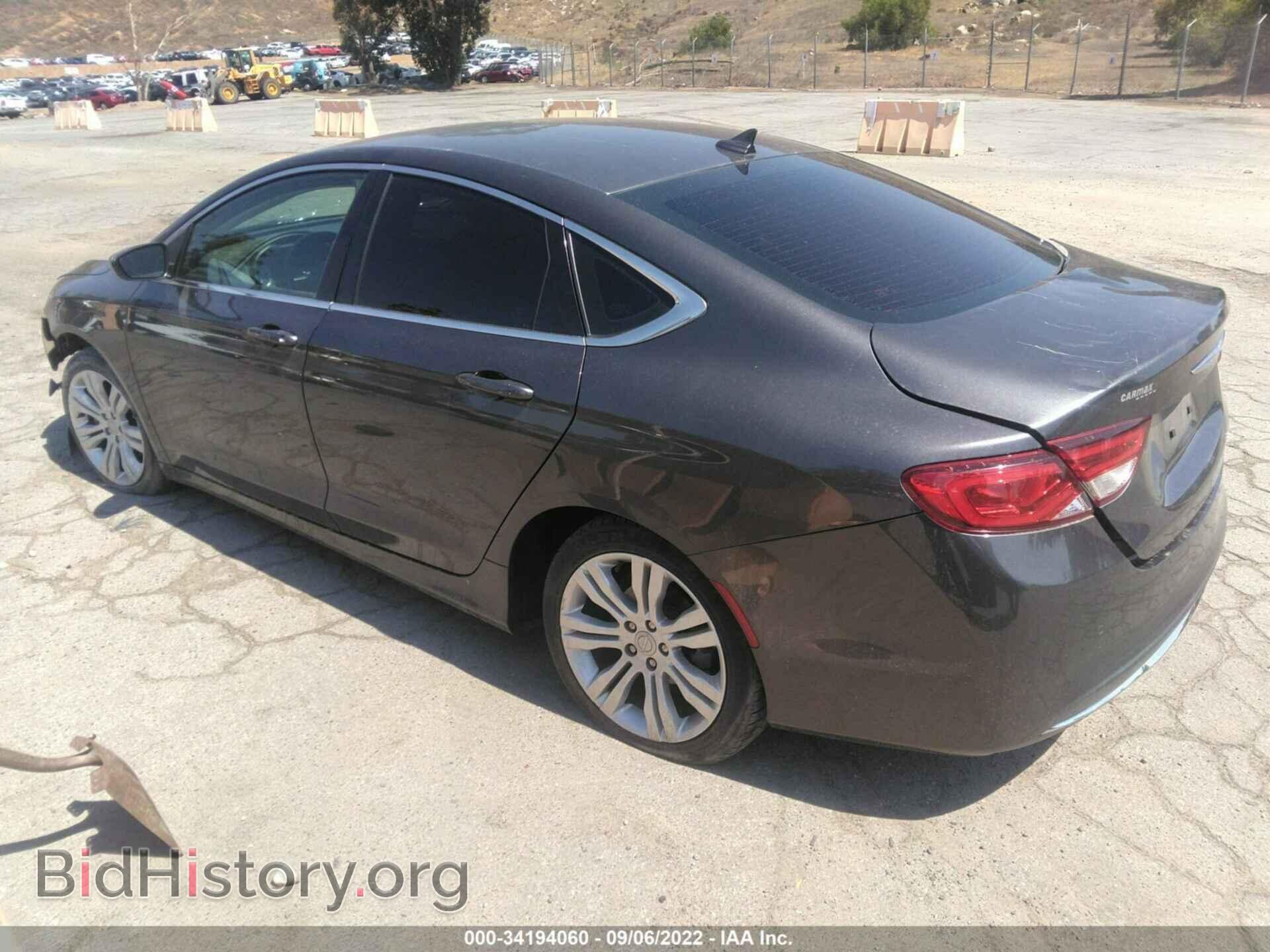 2015 CHRYSLER 200 - VIN: 1C3CCCAB5FN755358 - Фото 3