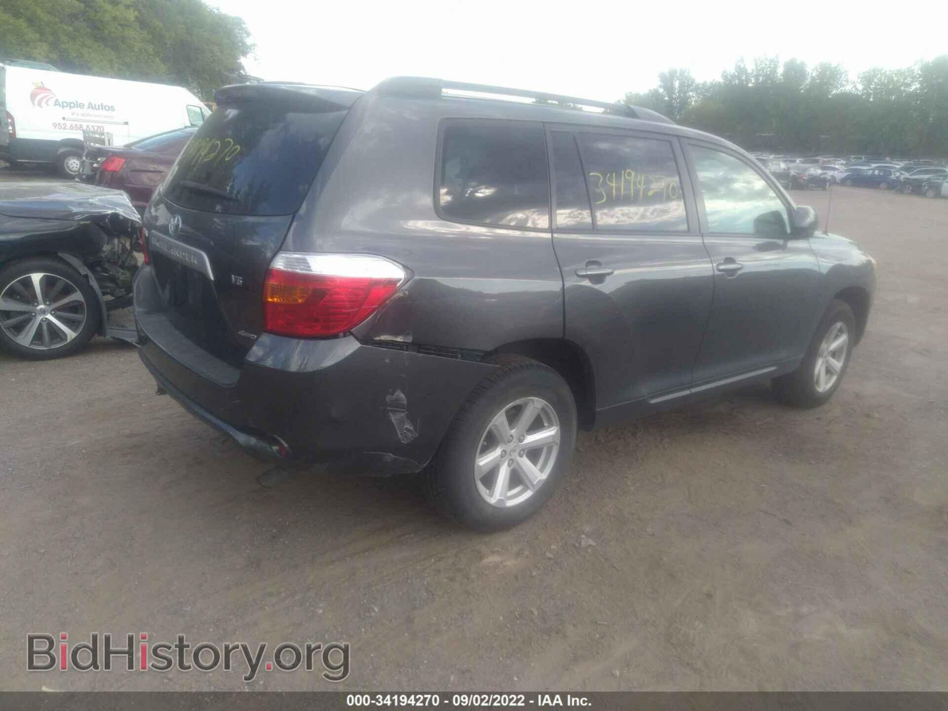2009 TOYOTA HIGHLANDER - VIN: JTEES41A592117973 - Фото 4