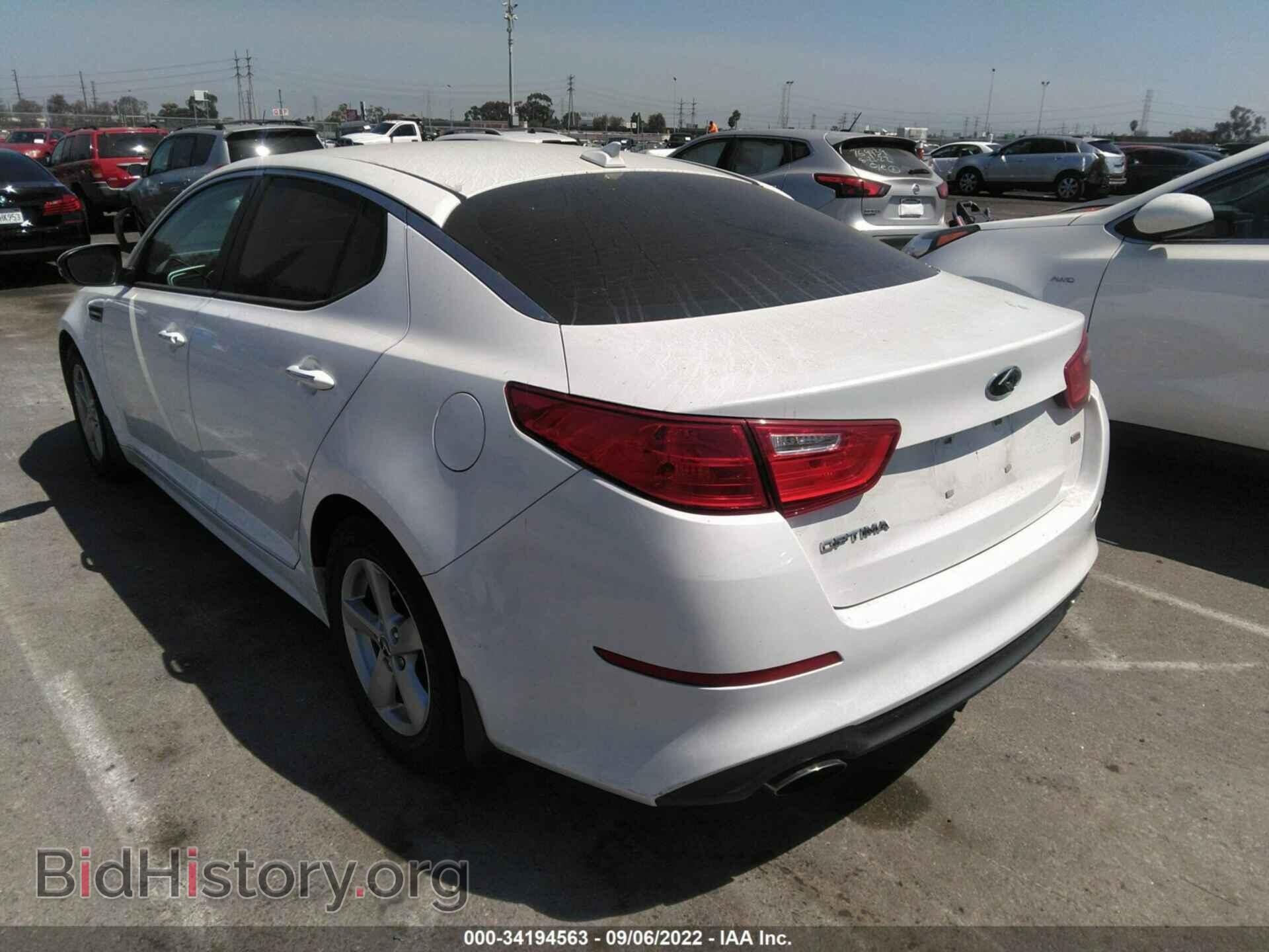 2015 KIA OPTIMA - VIN: 5XXGM4A77FG430492 - Фото 3