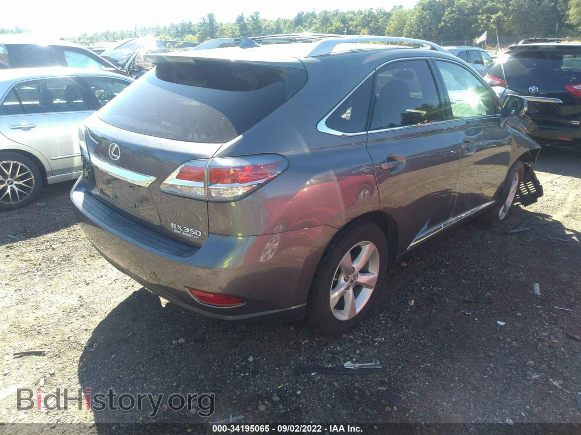 2015 LEXUS RX 350 - VIN: 2T2BK1BA1FC290936 - Фото 4