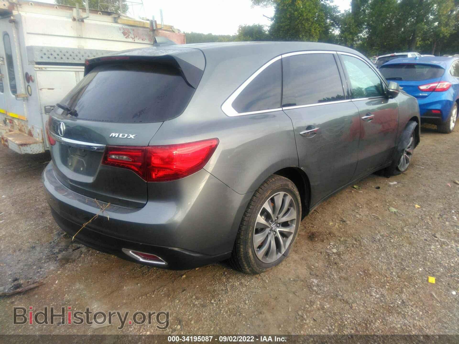 2014 ACURA MDX - VIN: 5FRYD3H44EB002356 - Фото 4