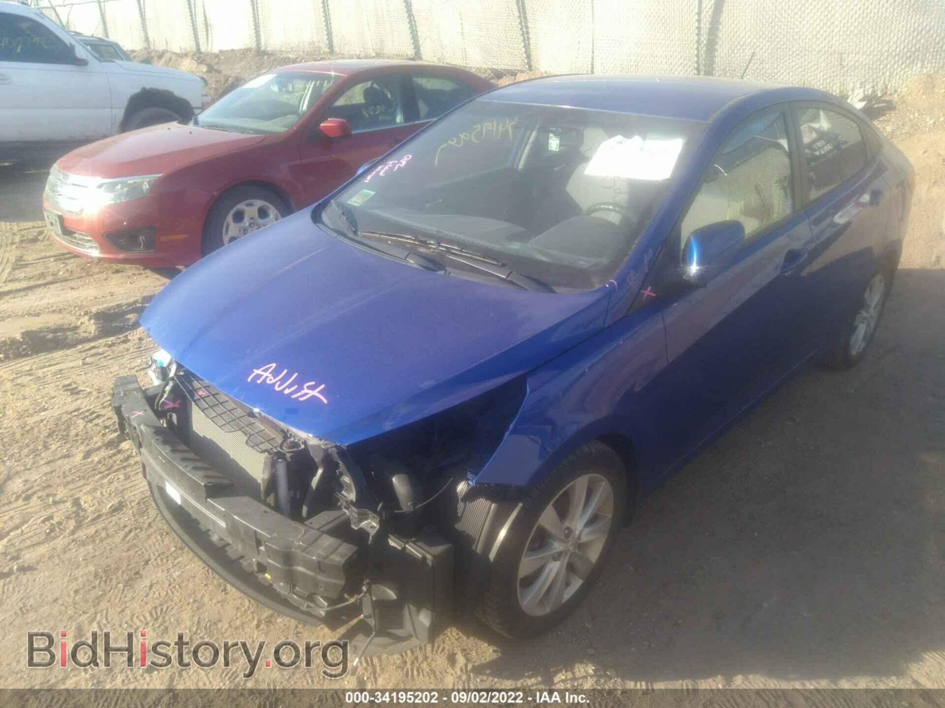2014 HYUNDAI ACCENT - VIN: KMHCU4AE7EU621444 - Фото 2