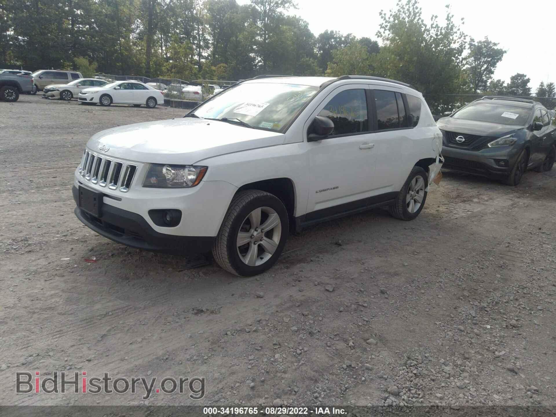 2017 JEEP COMPASS - VIN: 1C4NJDBB2HD154481 - Фото 2