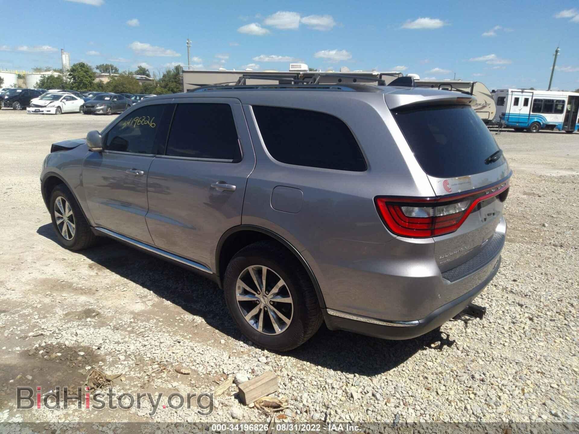 2016 DODGE DURANGO - VIN: 1C4RDJDG9GC323299 - Photo 3