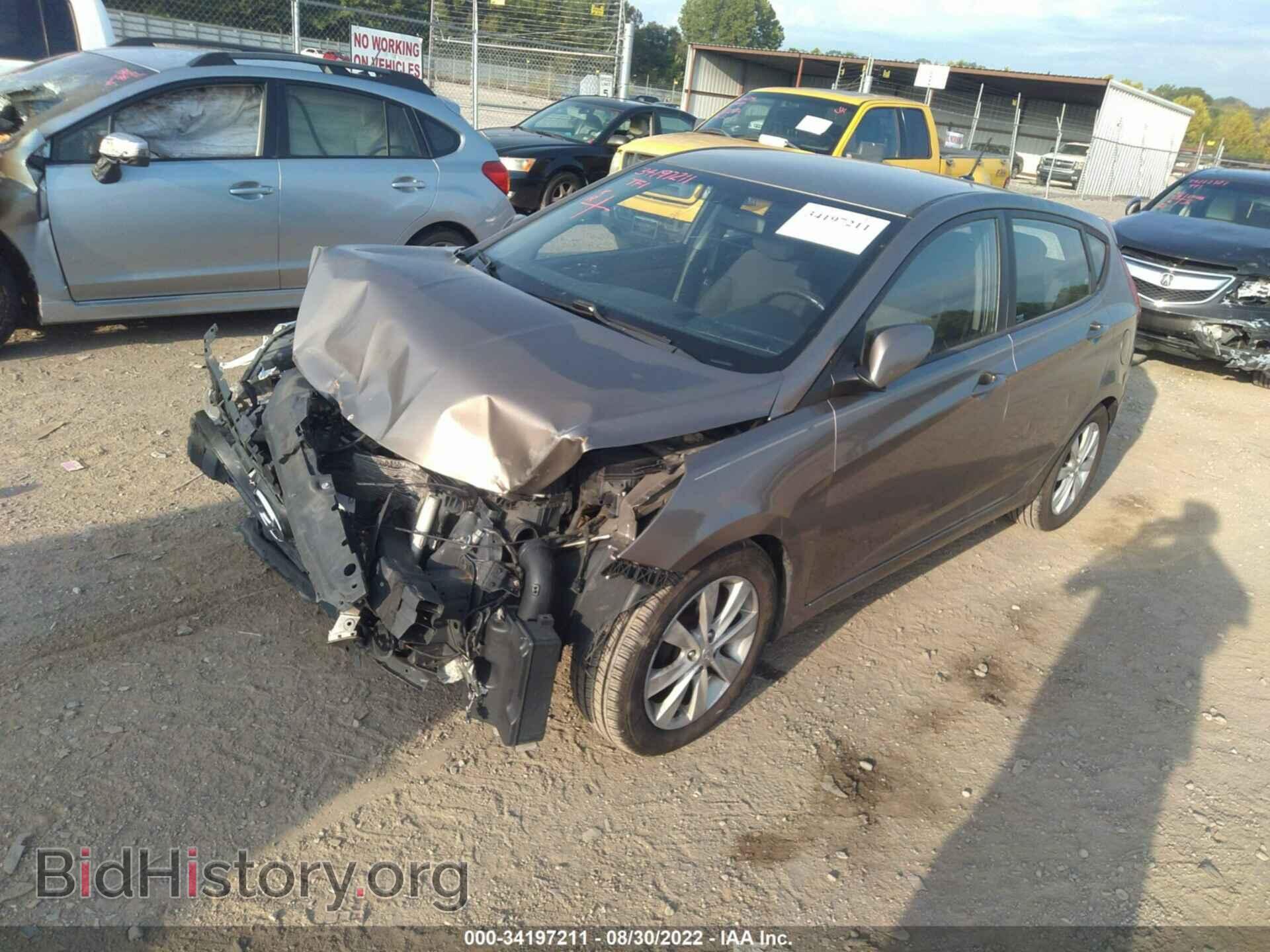 2012 HYUNDAI ACCENT - VIN: KMHCU5AE2CU037732 - Фото 2