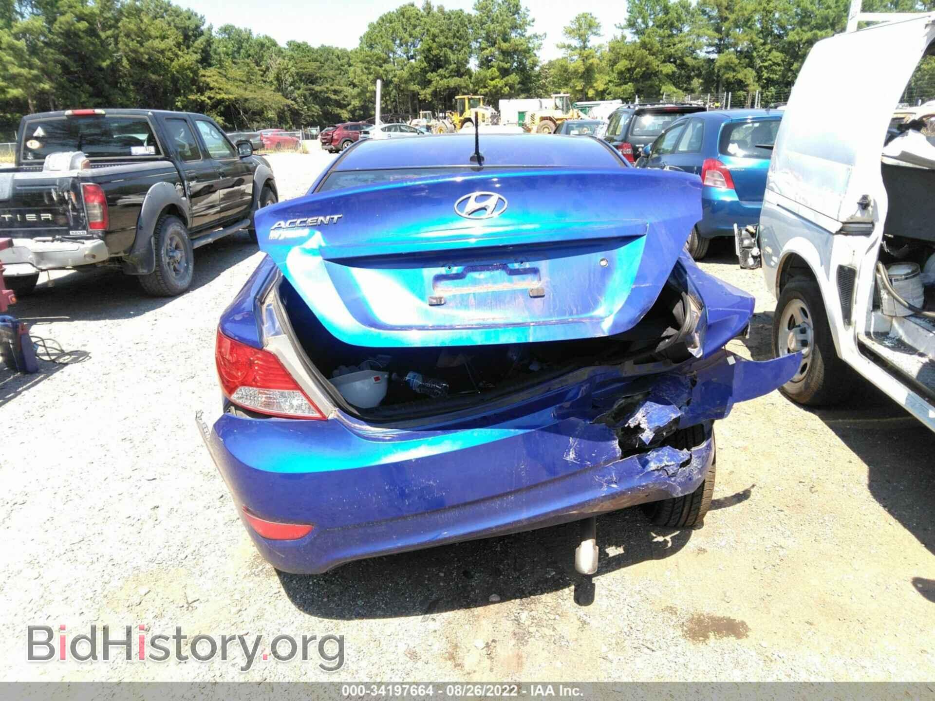 2014 HYUNDAI ACCENT - VIN: KMHCU4AE9EU735588 - Фото 6