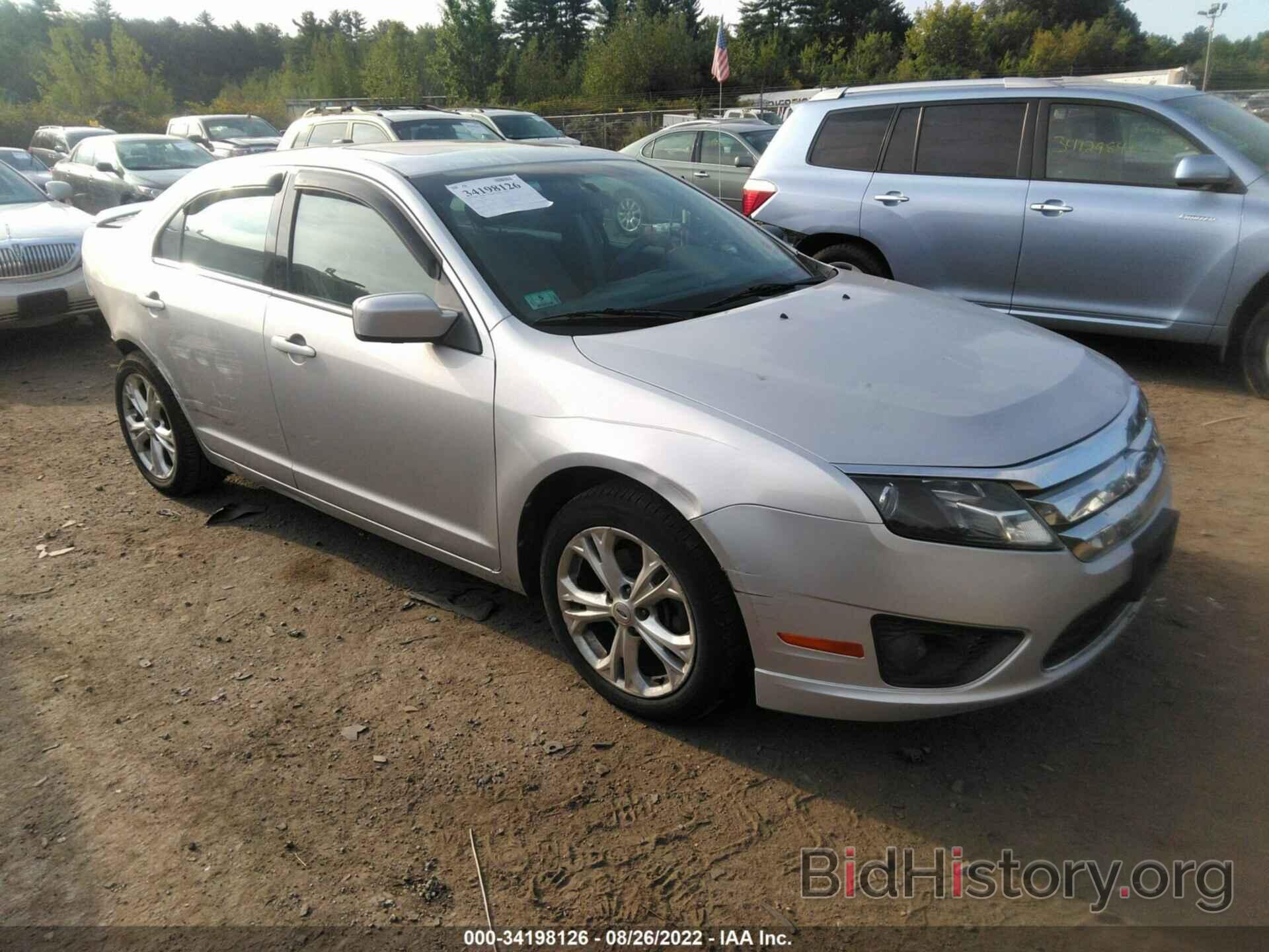 Photo 3FAHP0HA4CR298042 - FORD FUSION 2012