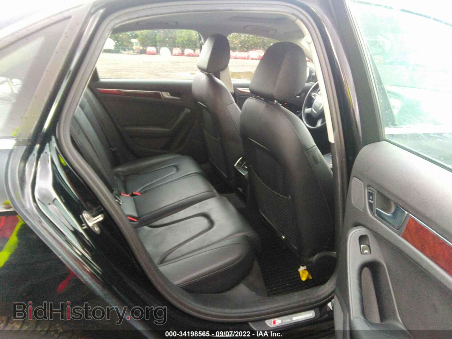 2012 AUDI A4 - VIN: WAUFFAFL5CN002749 - Фото 8