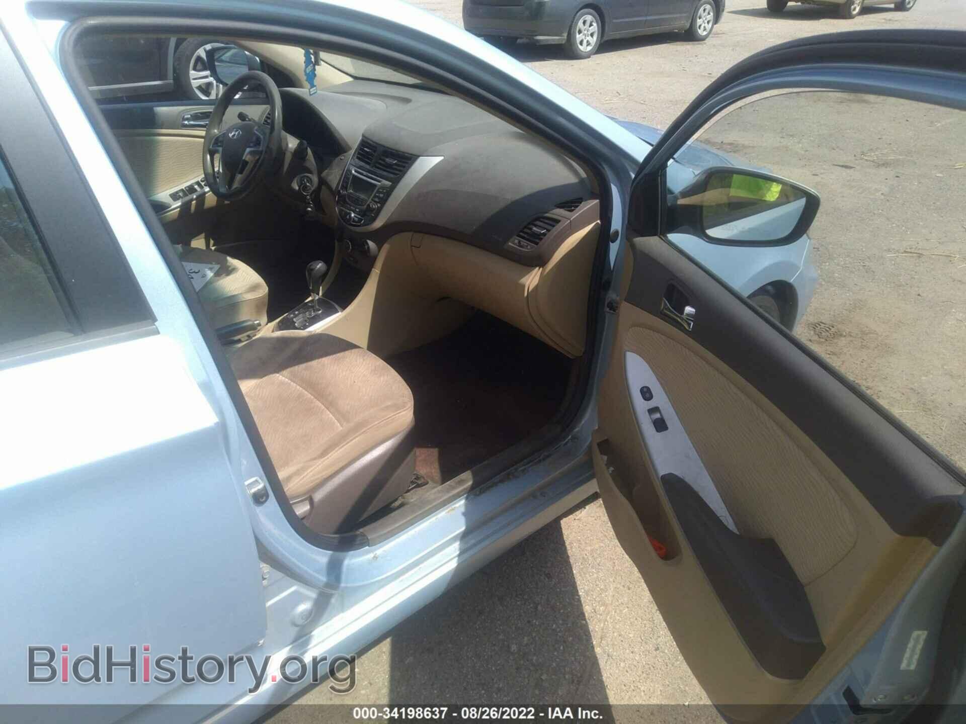 2012 HYUNDAI ACCENT - VIN: KMHCU4AE3CU237495 - Фото 5
