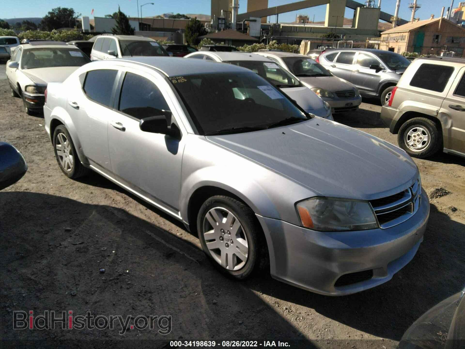 Photo 1C3CDZAB0CN208946 - DODGE AVENGER 2012