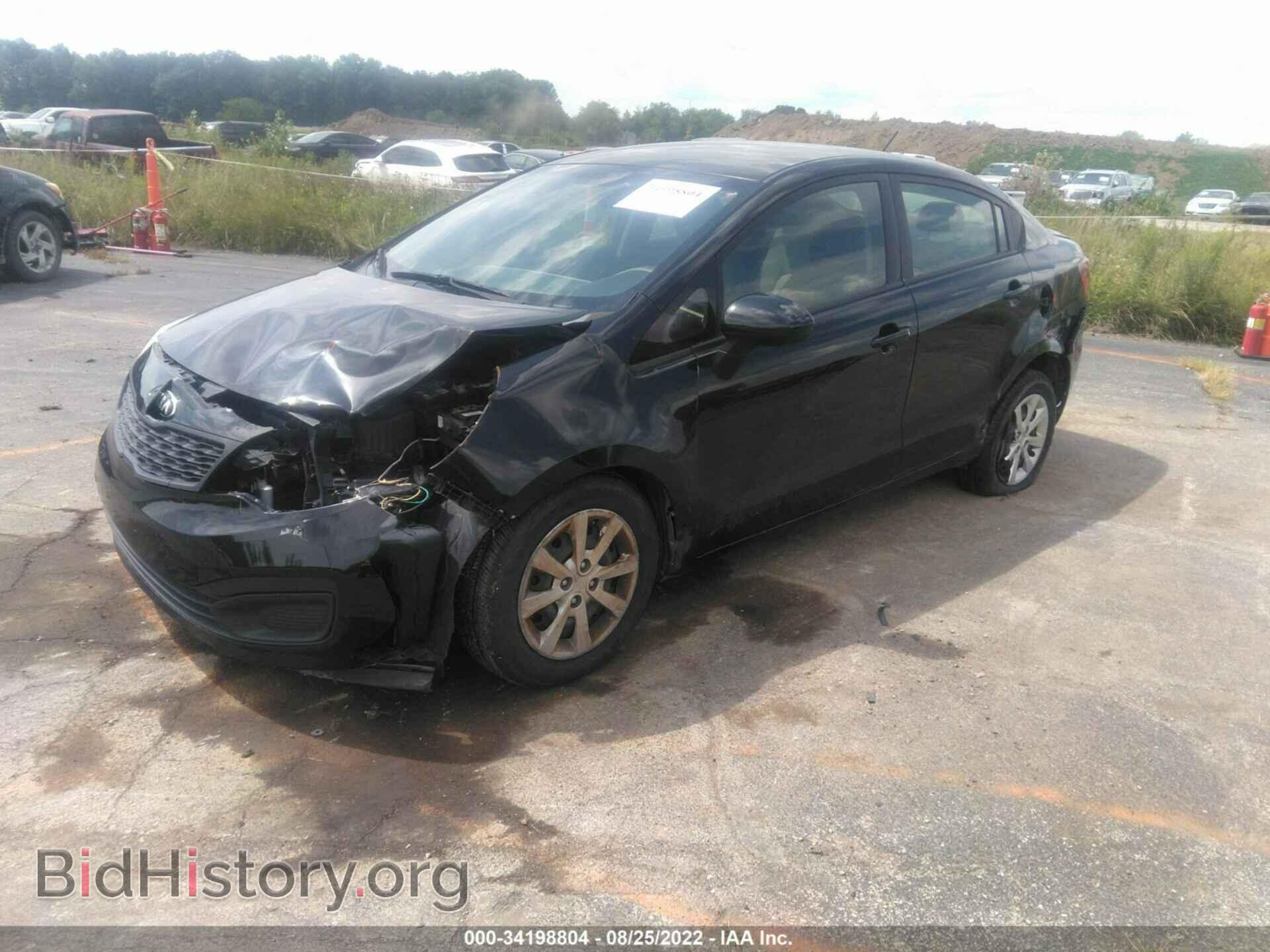 2014 KIA RIO - VIN: KNADM4A39E6352789 - Фото 2