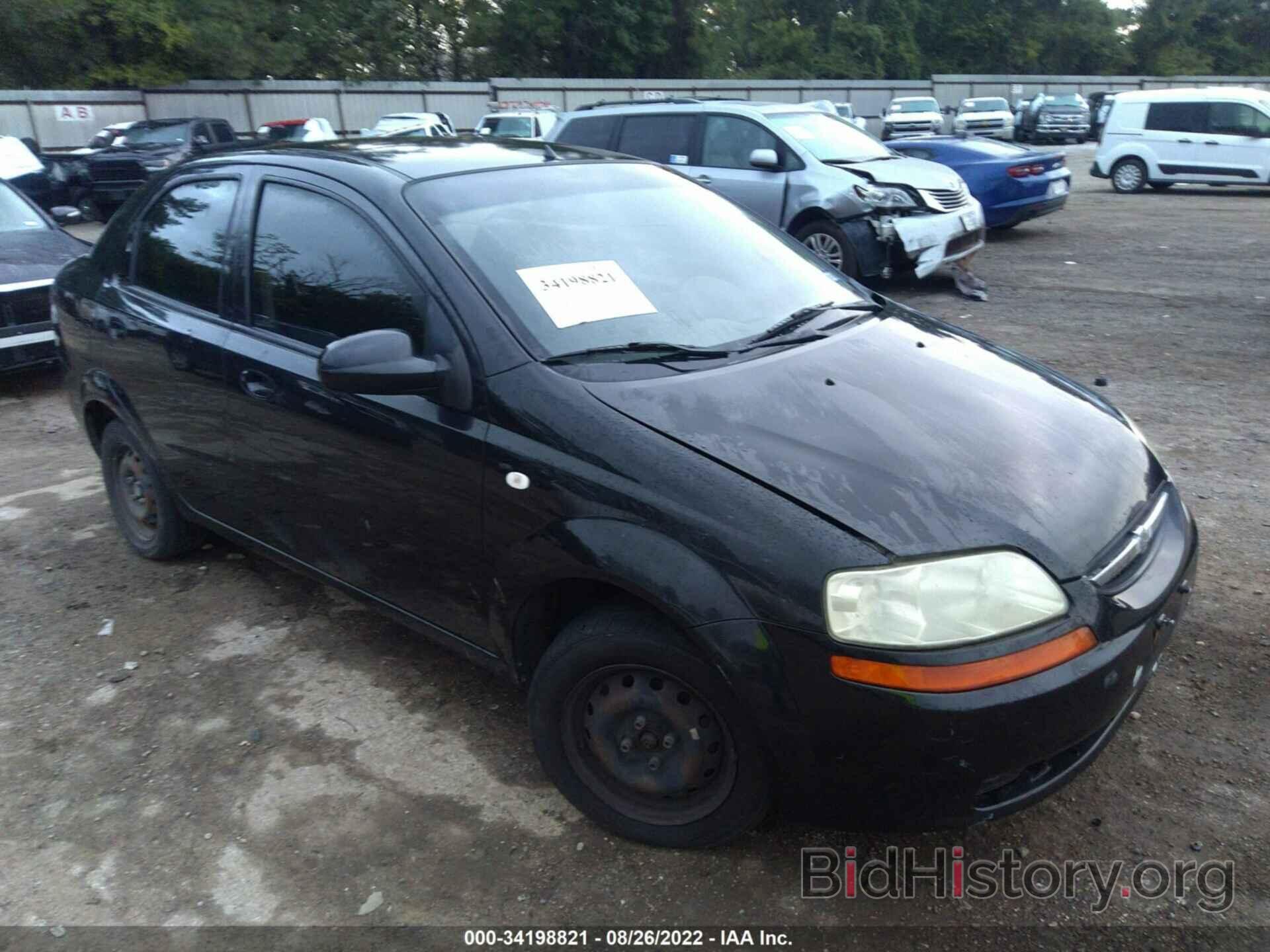 Photo KL1TD56646B641358 - CHEVROLET AVEO 2006