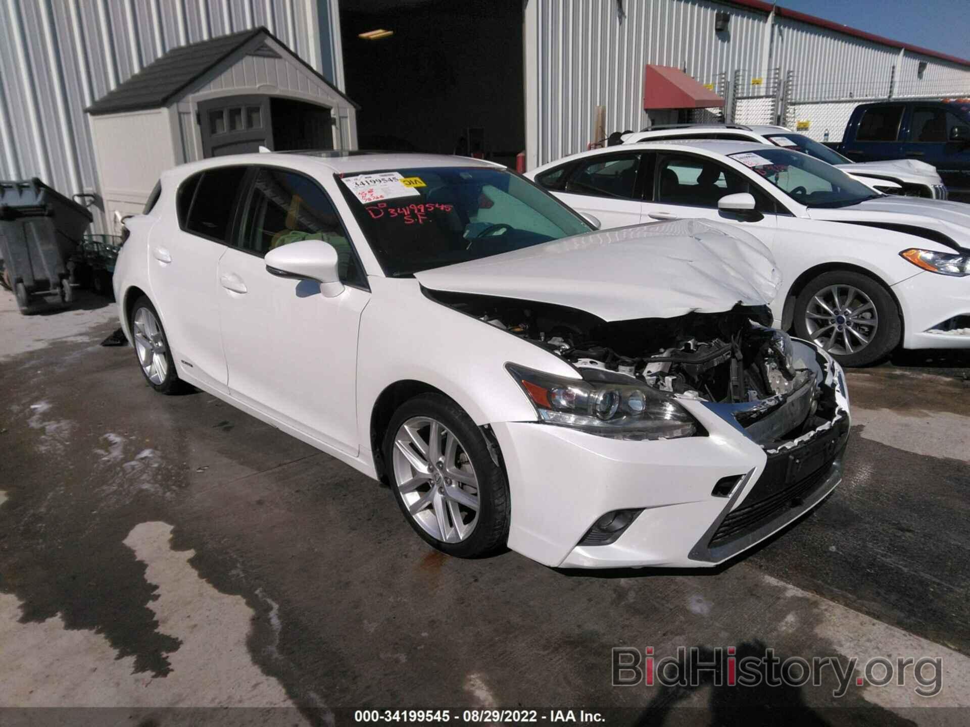 Photo JTHKD5BH0E2180250 - LEXUS CT 200H 2014