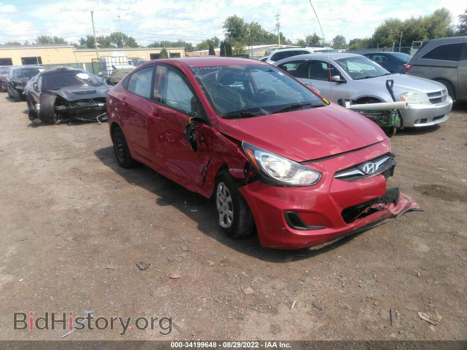 Photo KMHCT4AE7EU646671 - HYUNDAI ACCENT 2014