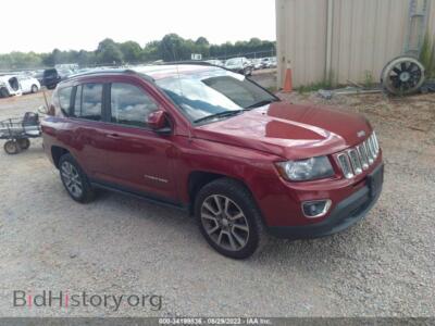 2014 Jeep COMPASS Limited, красный — VIN 1C4NJCCB8ED871424, IAAI