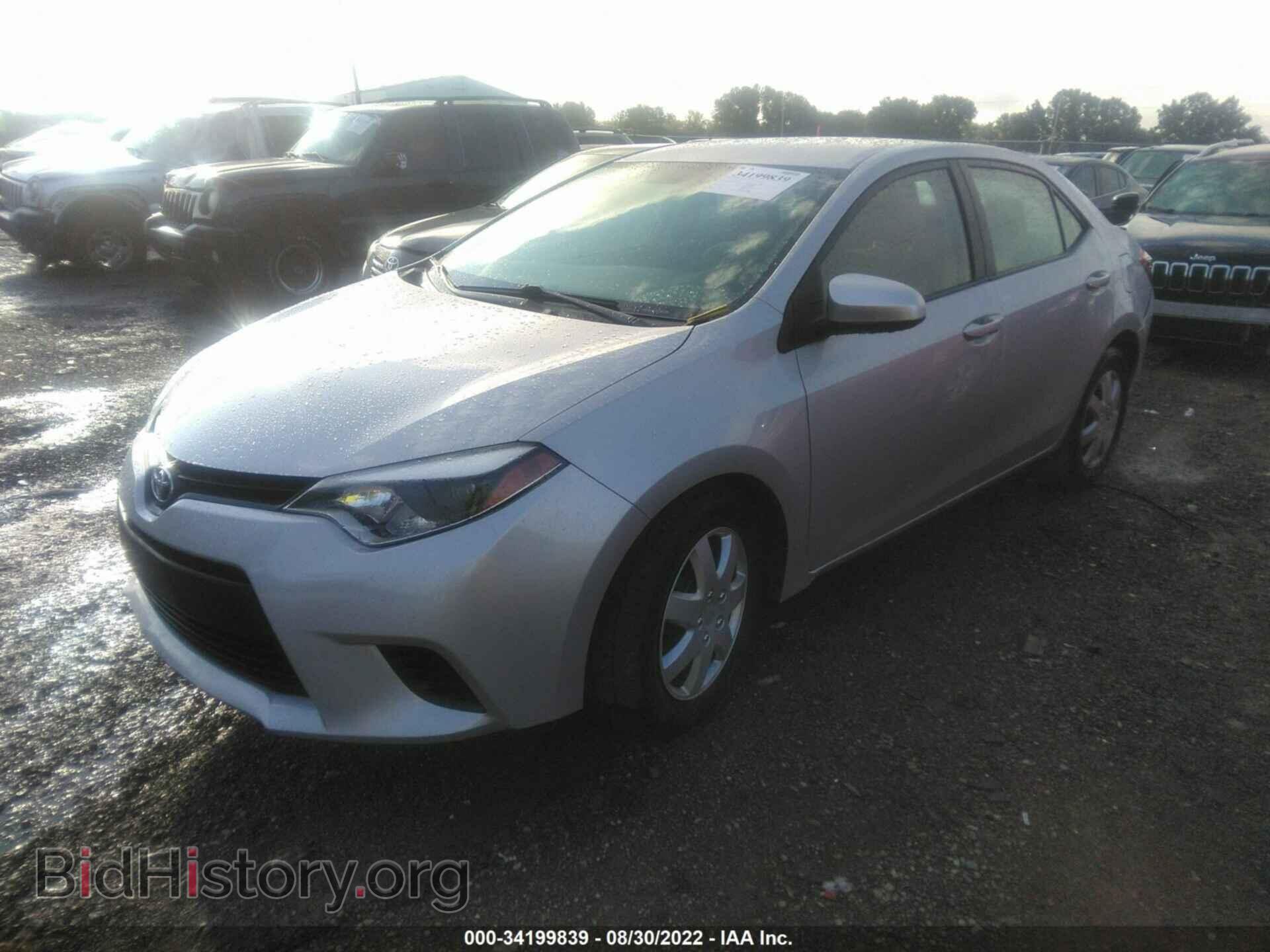 2014 TOYOTA COROLLA - VIN: 2T1BURHE0EC044479 - Фото 2