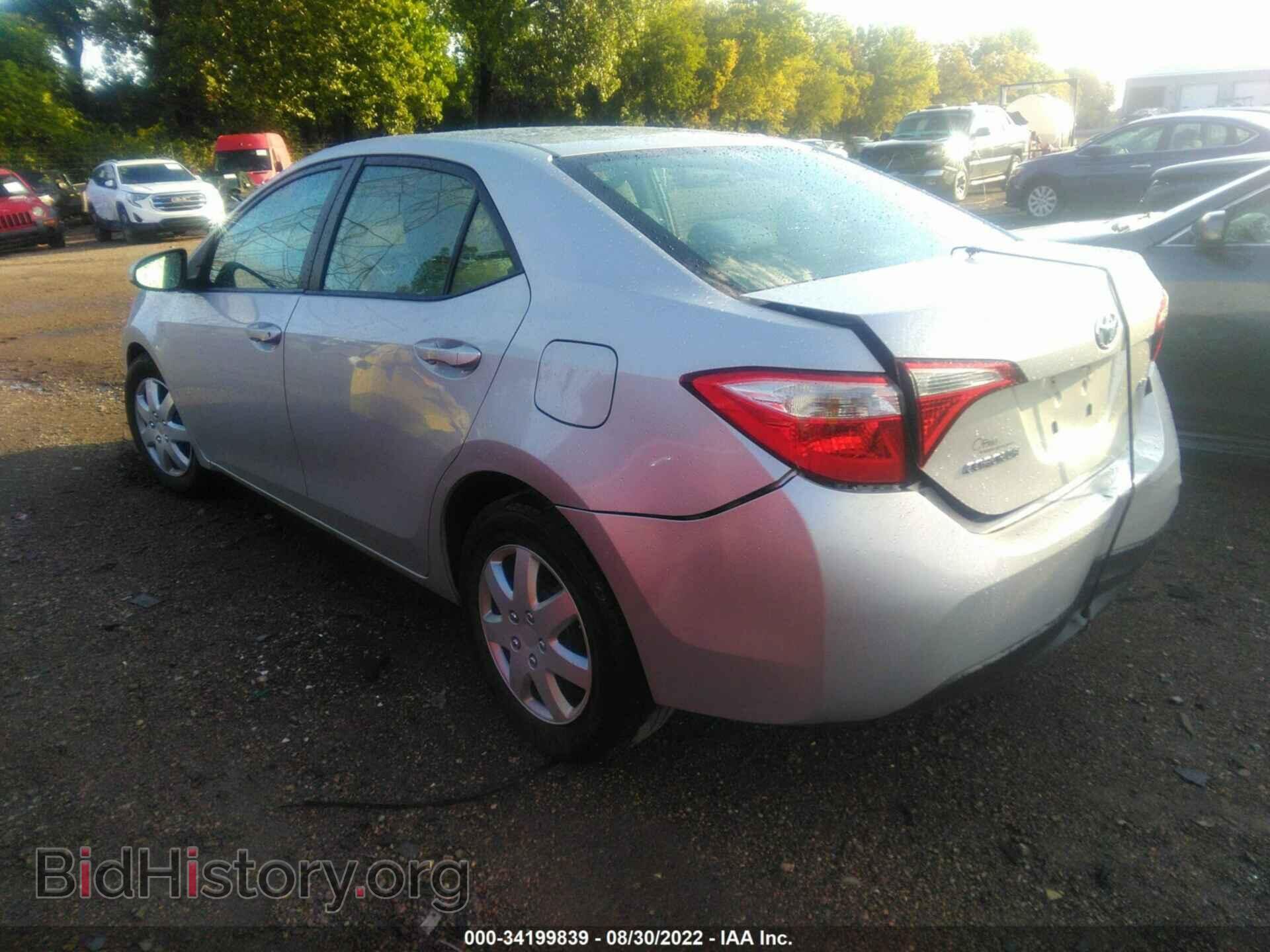 2014 TOYOTA COROLLA - VIN: 2T1BURHE0EC044479 - Фото 3