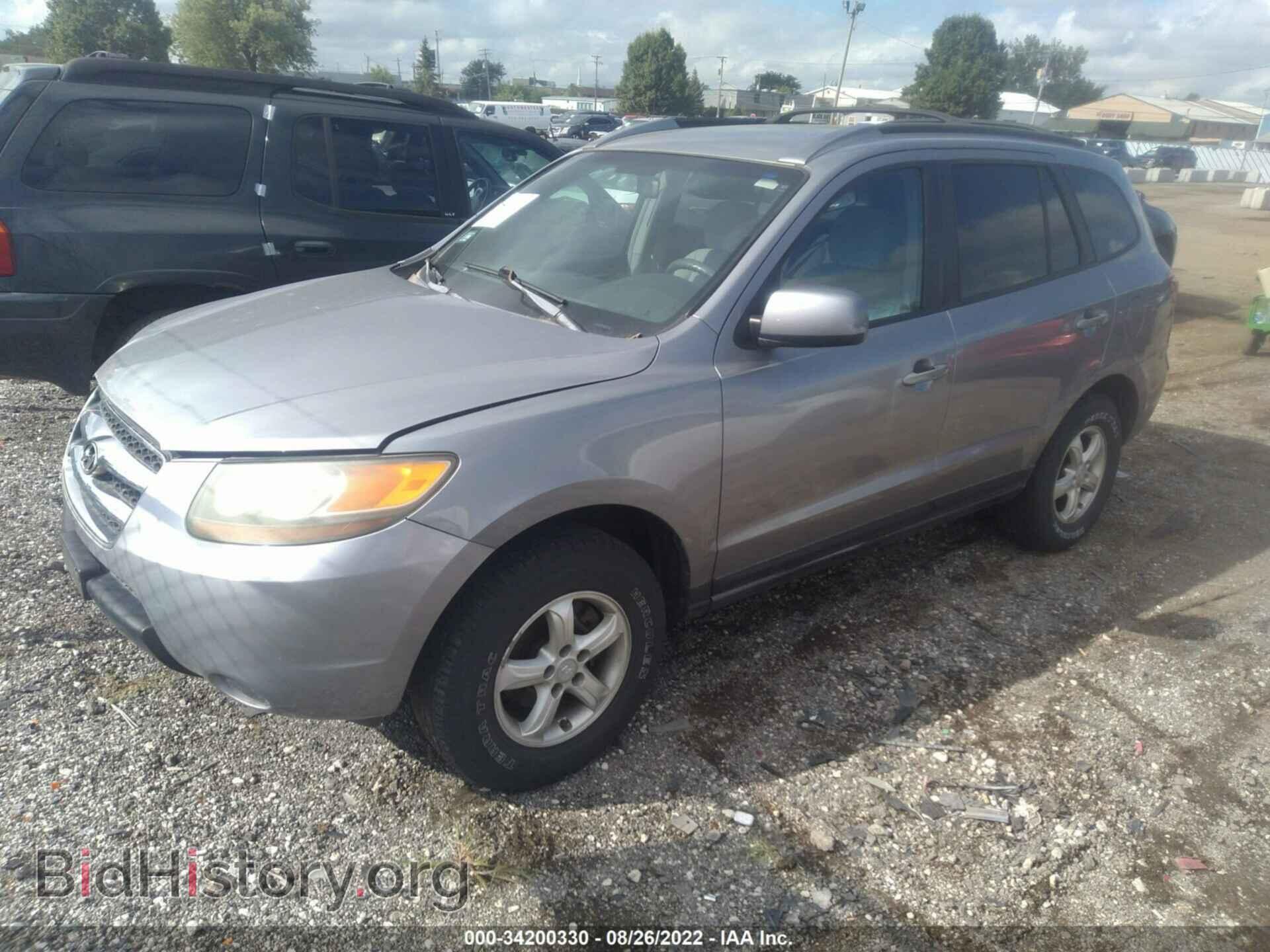 2007 HYUNDAI SANTA FE - VIN: 5NMSG13D97H067361 - Фото 2