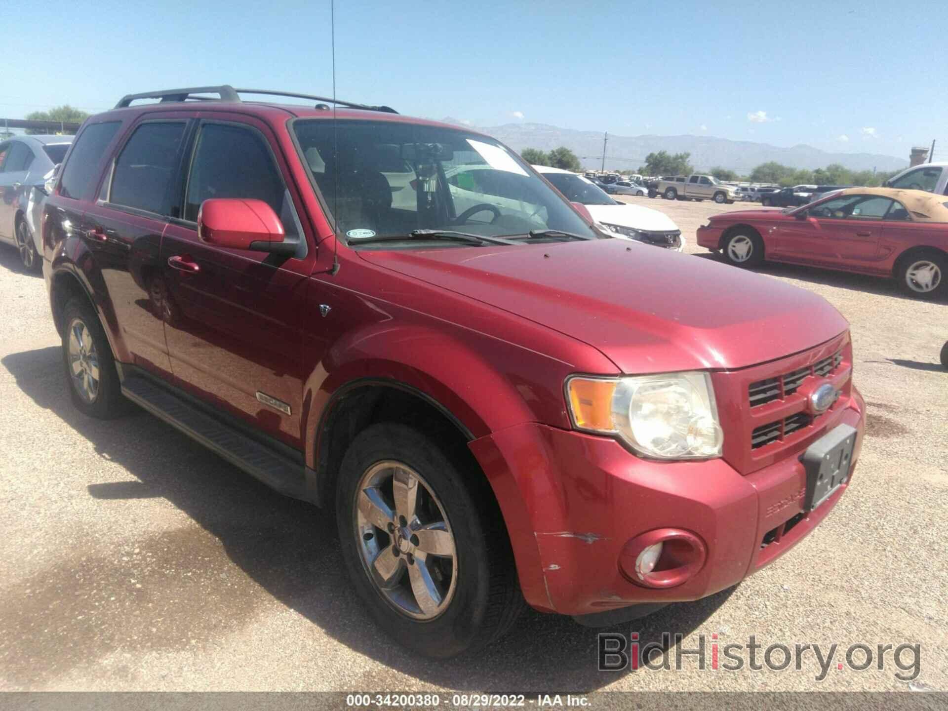 Photo 1FMCU94138KB66680 - FORD ESCAPE 2008