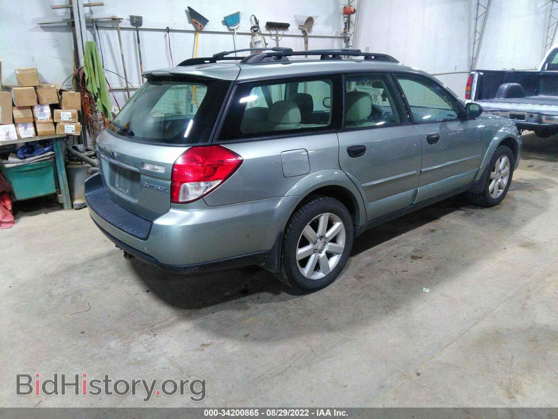 2009 SUBARU OUTBACK - VIN: 4S4BP61CX97344905 - Фото 4
