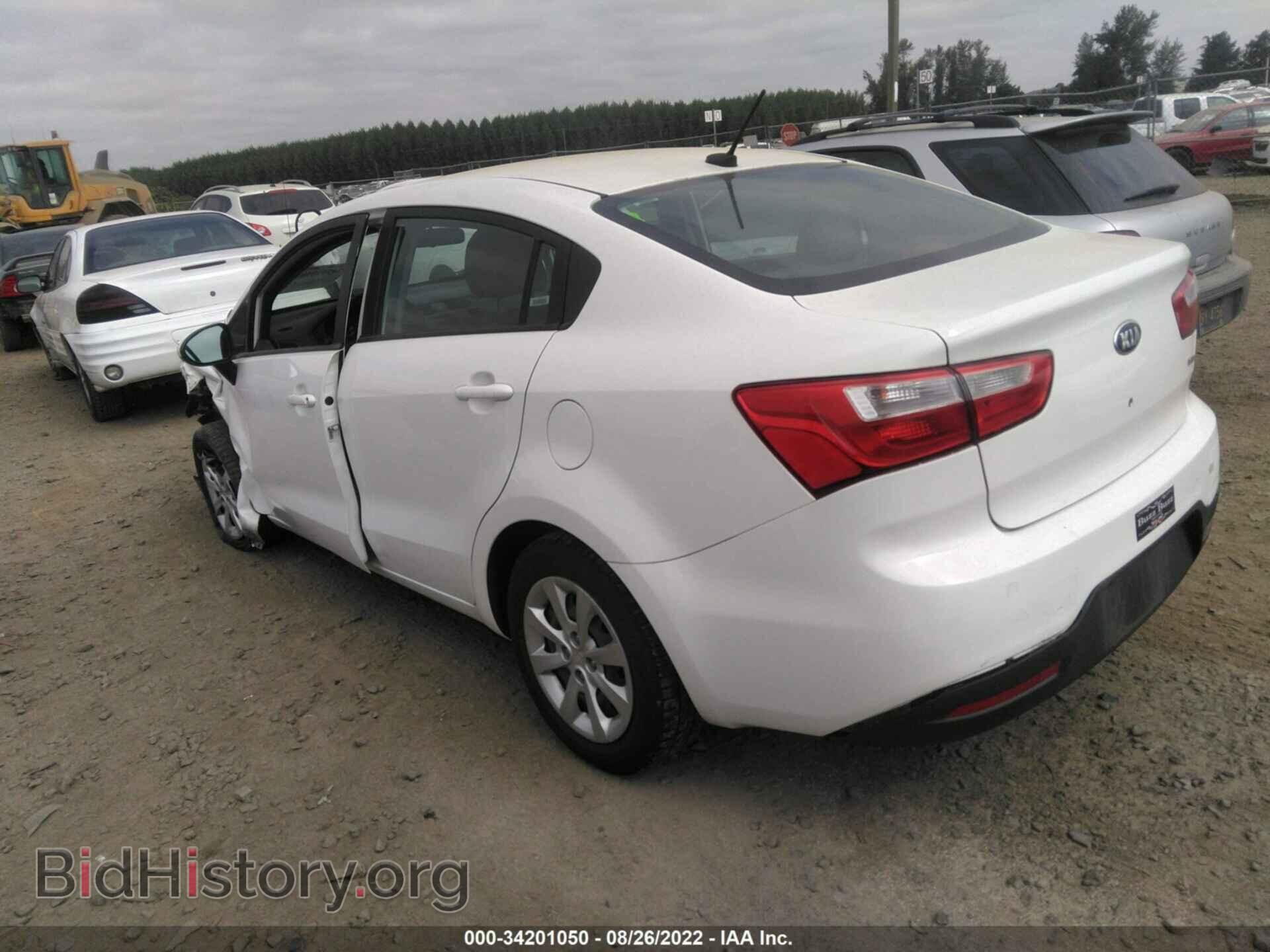 2013 KIA RIO - VIN: KNADM4A3XD6155435 - Фото 3