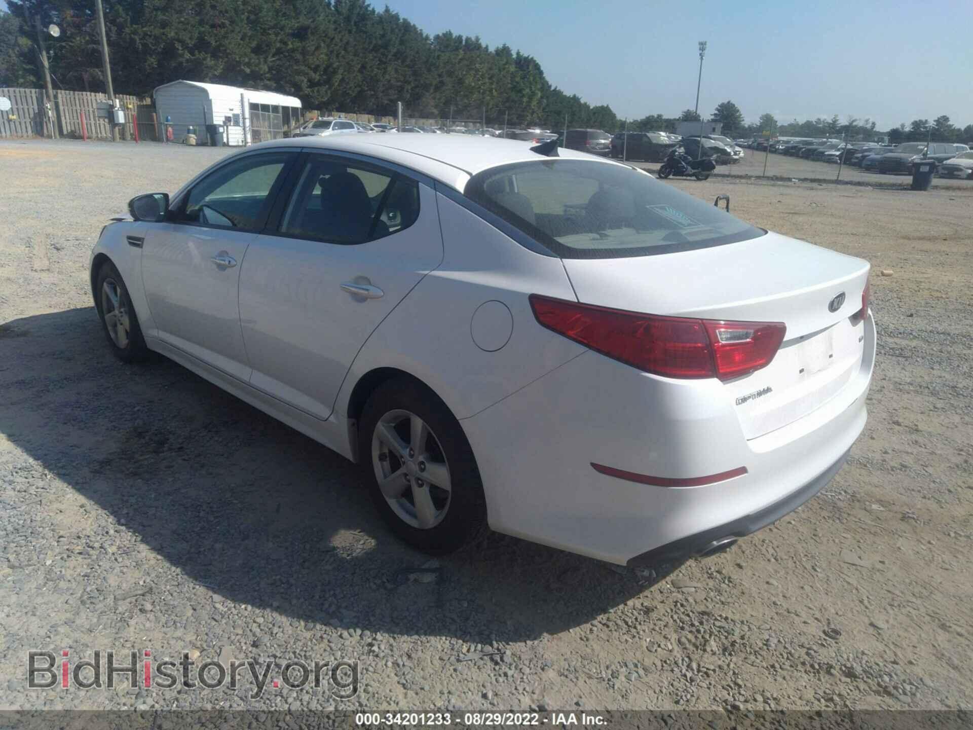 2015 KIA OPTIMA - VIN: KNAGM4A77F5640849 - Фото 3