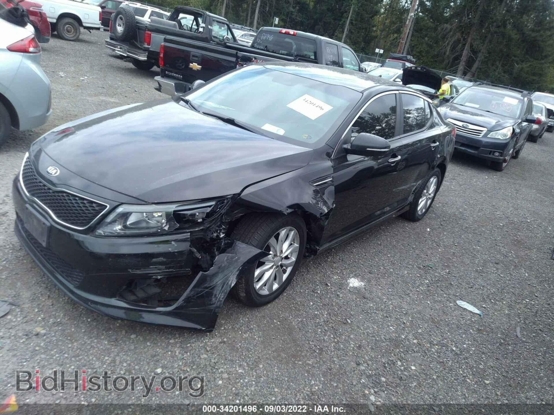 2014 KIA OPTIMA - VIN: 5XXGM4A74EG342966 - Фото 2