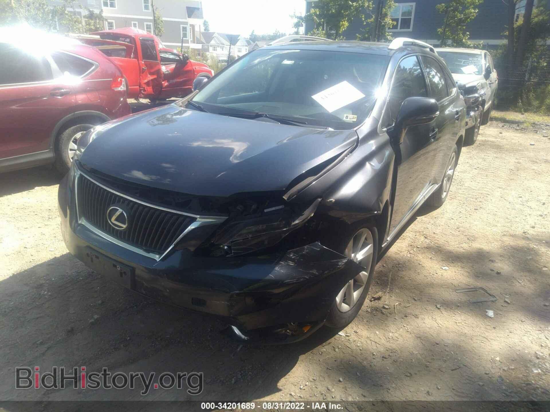 2010 LEXUS RX 350 - VIN: 2T2BK1BAXAC015462 - Фото 2