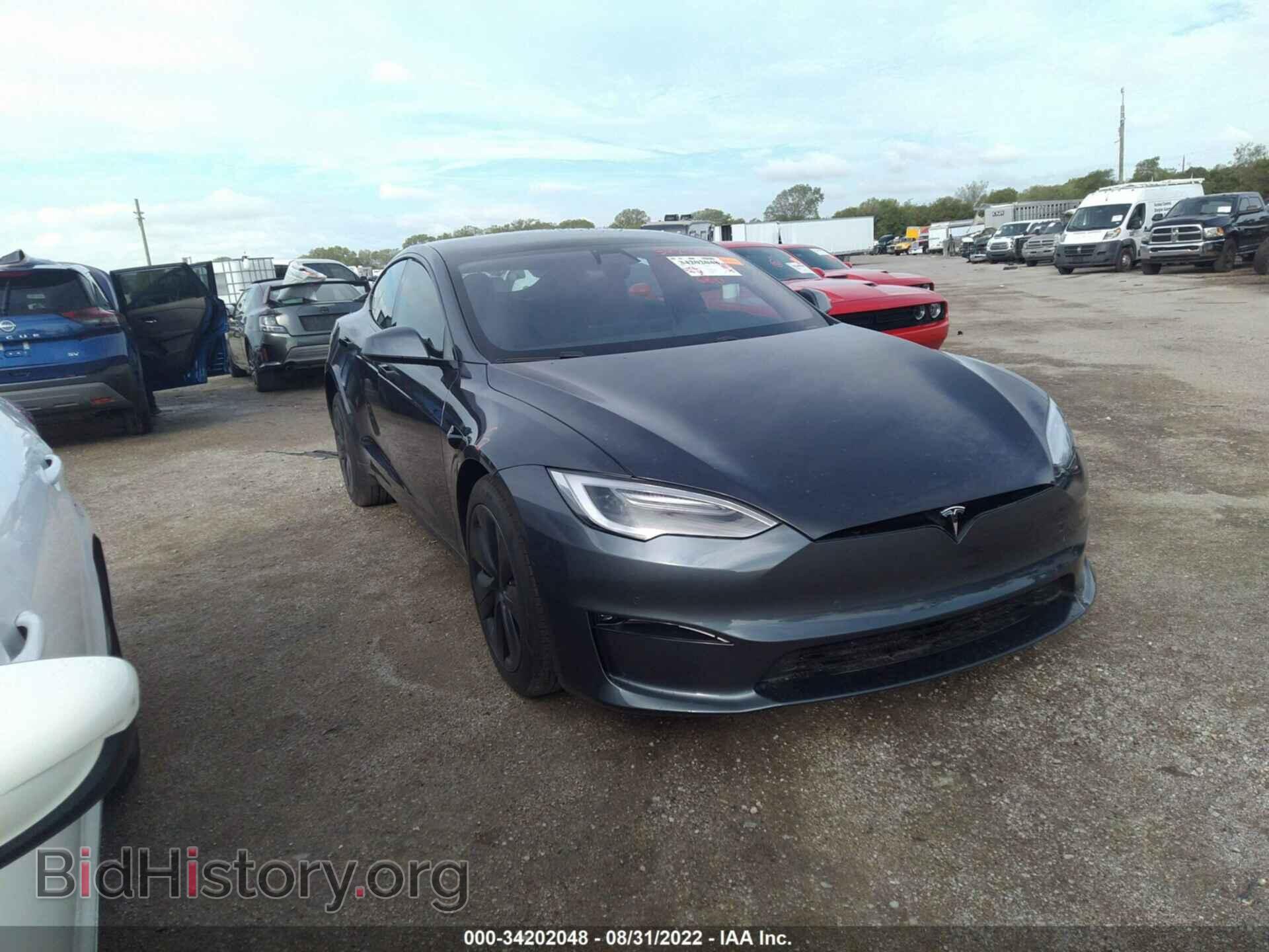 Photo 5YJSA1E59MF455453 - TESLA MODEL S 2021