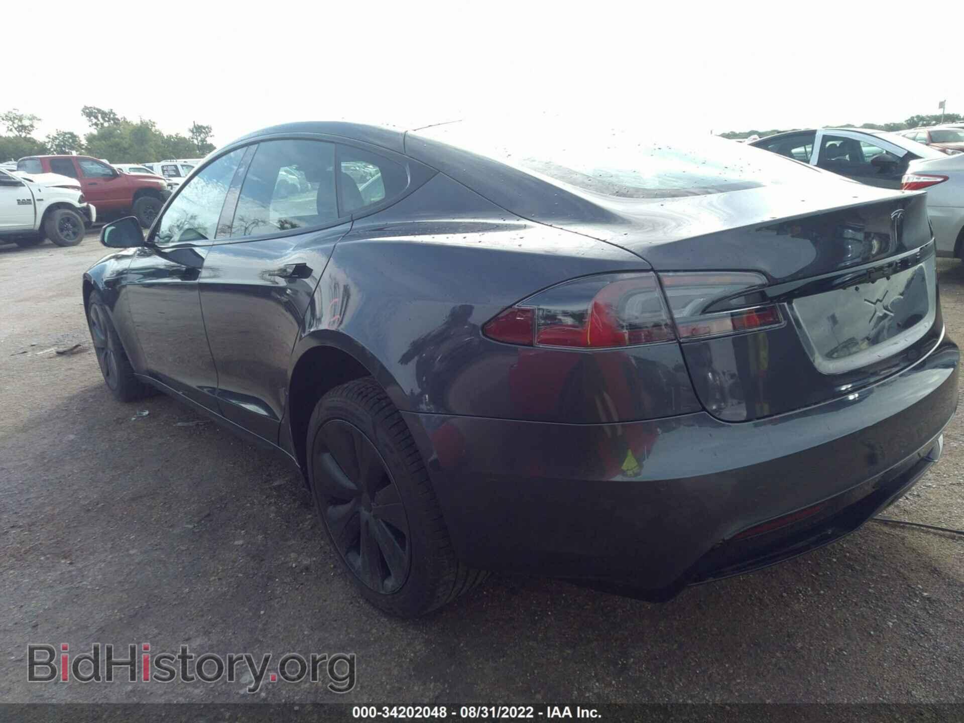 2021 TESLA MODEL S - VIN: 5YJSA1E59MF455453 - Фото 3