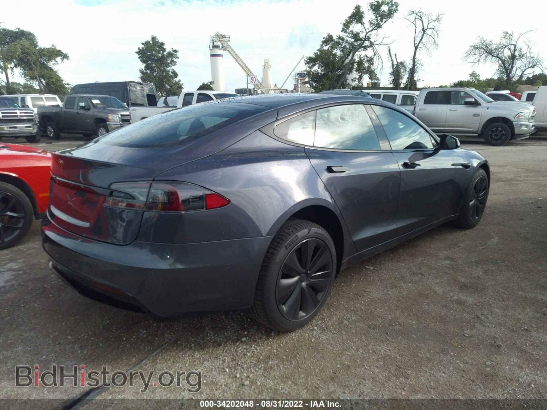 2021 TESLA MODEL S - VIN: 5YJSA1E59MF455453 - Фото 4
