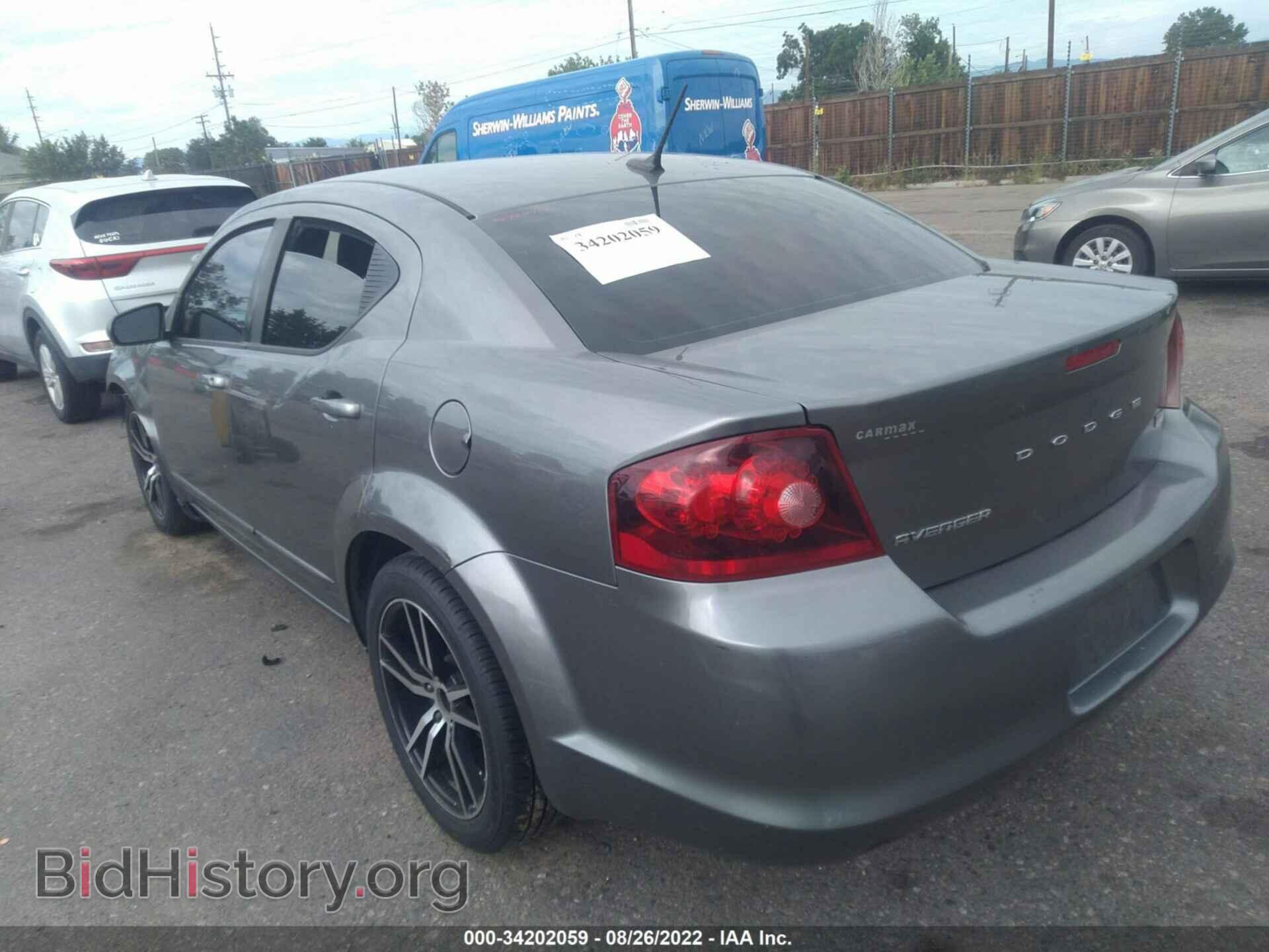 2013 DODGE AVENGER - VIN: 1C3CDZCG4DN710238 - Фото 3