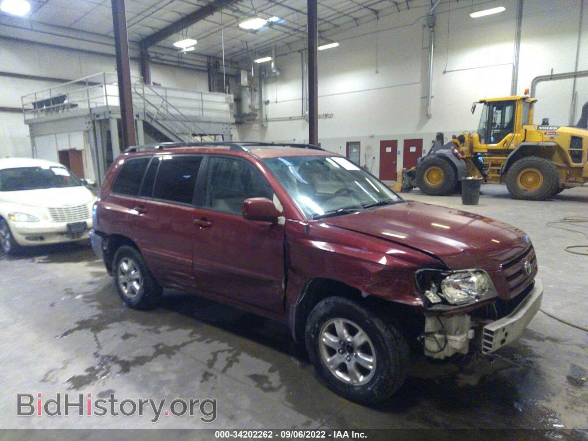 Фотография JTEEP21A360169759 - TOYOTA HIGHLANDER 2006
