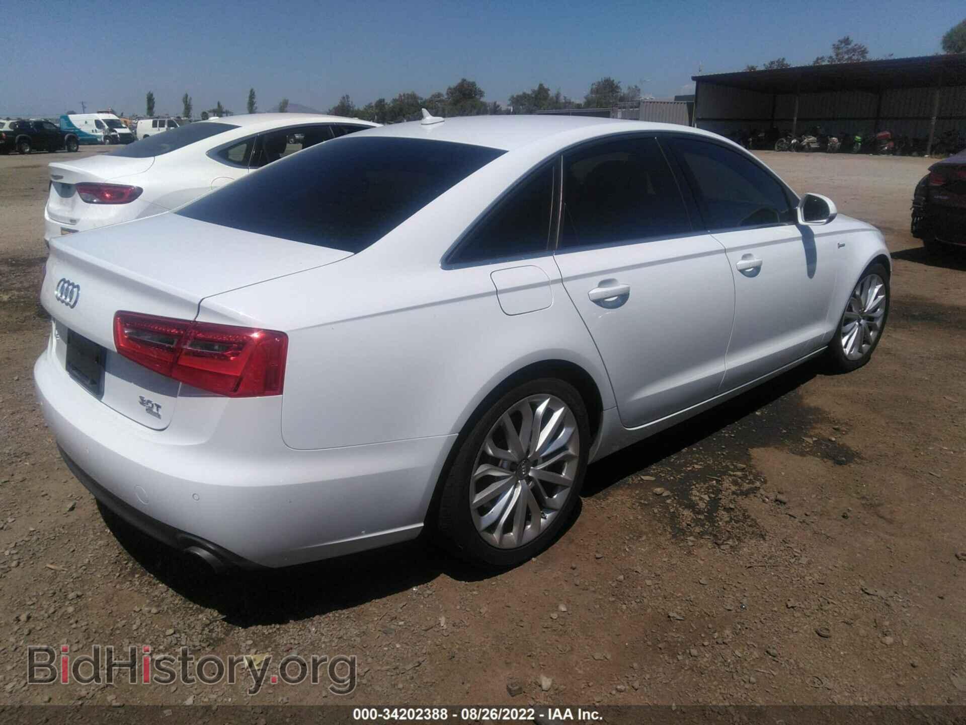 2012 AUDI A6 - VIN: WAUGGAFC1CN087218 - Фото 4